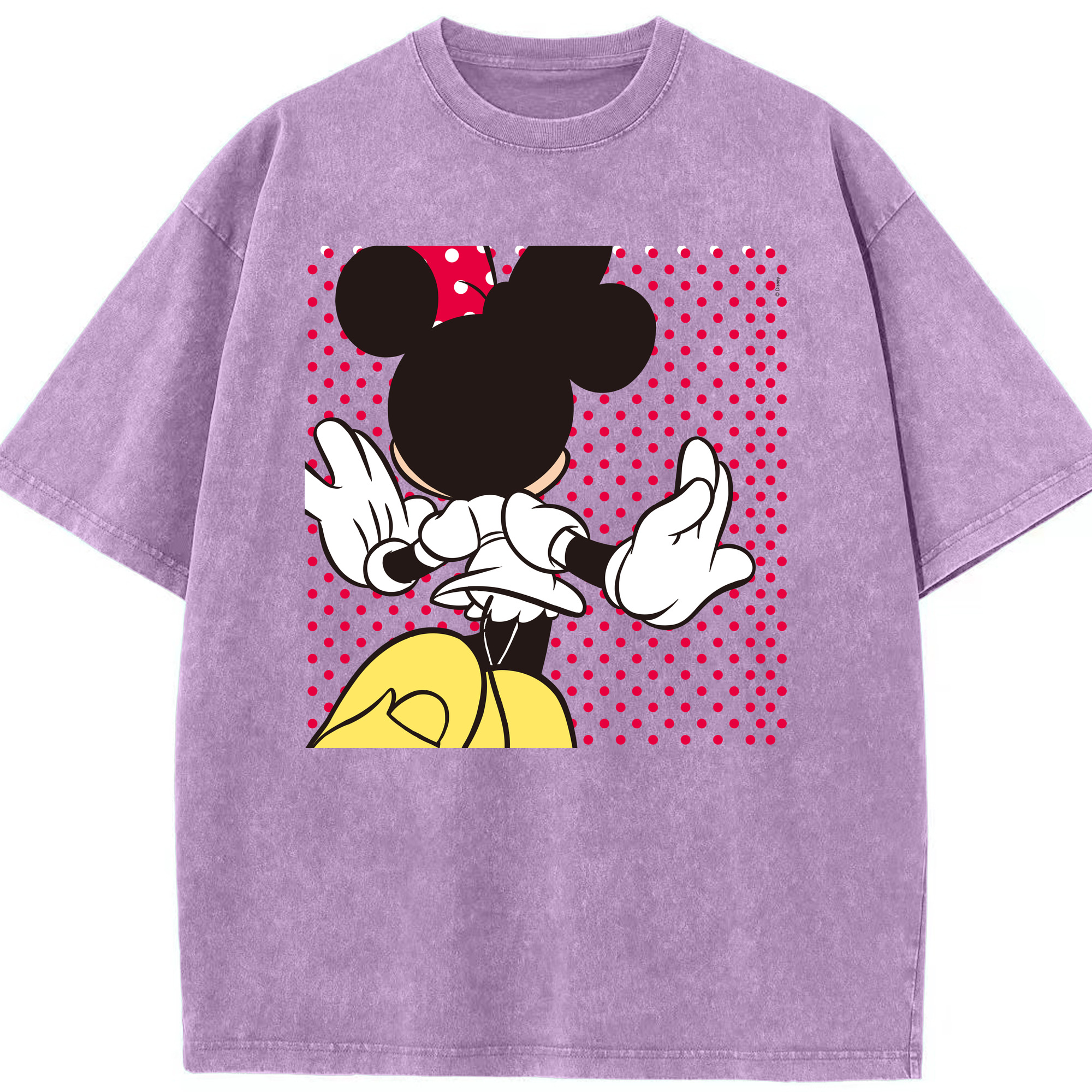 （画像用） ミッキーマウス Mickey Mouse 綿100% ヴィンテージ風 半袖Tシャツ（フロントプリント）