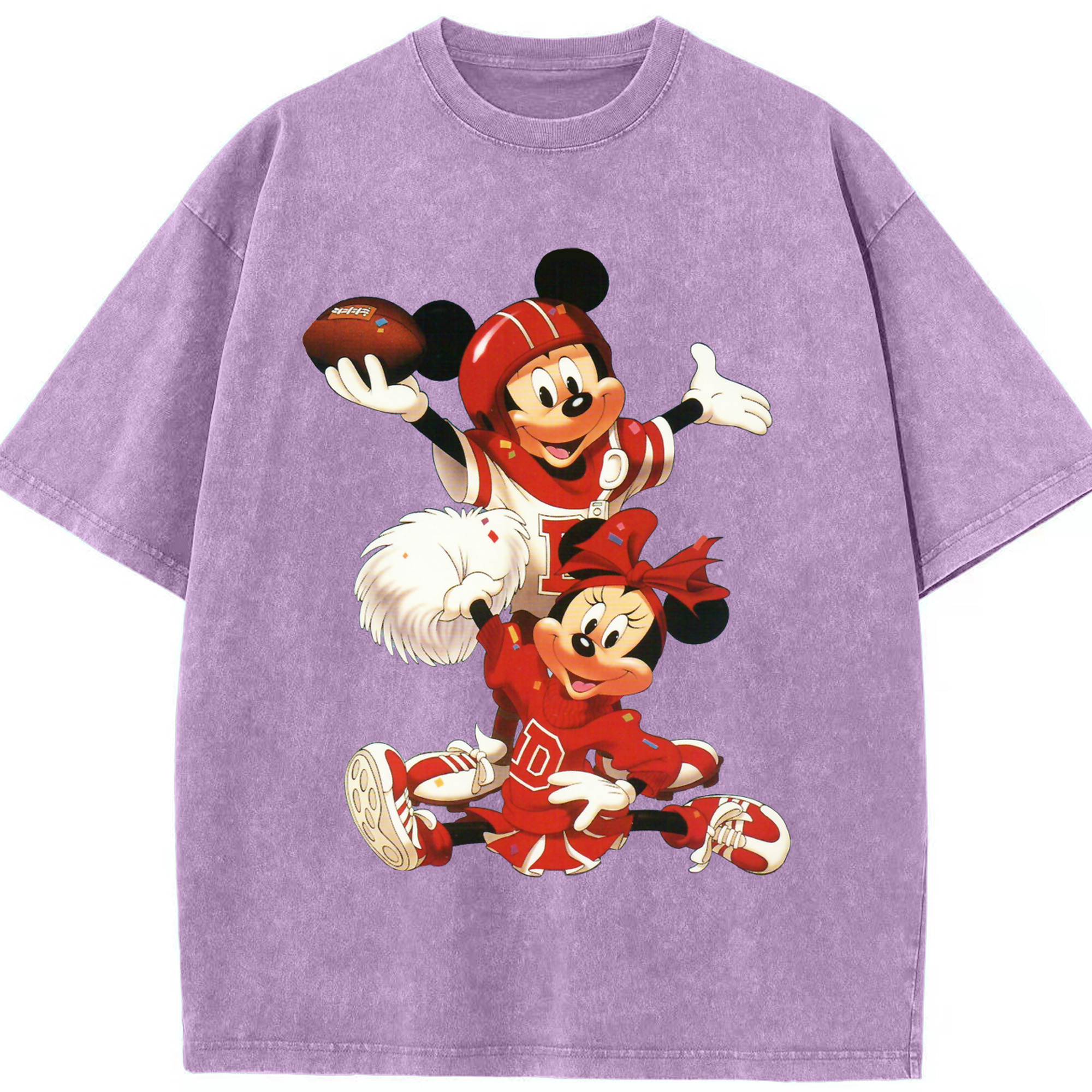 （画像用） ミッキーマウス Mickey Mouse 綿100% ヴィンテージ風 半袖Tシャツ（フロントプリント）