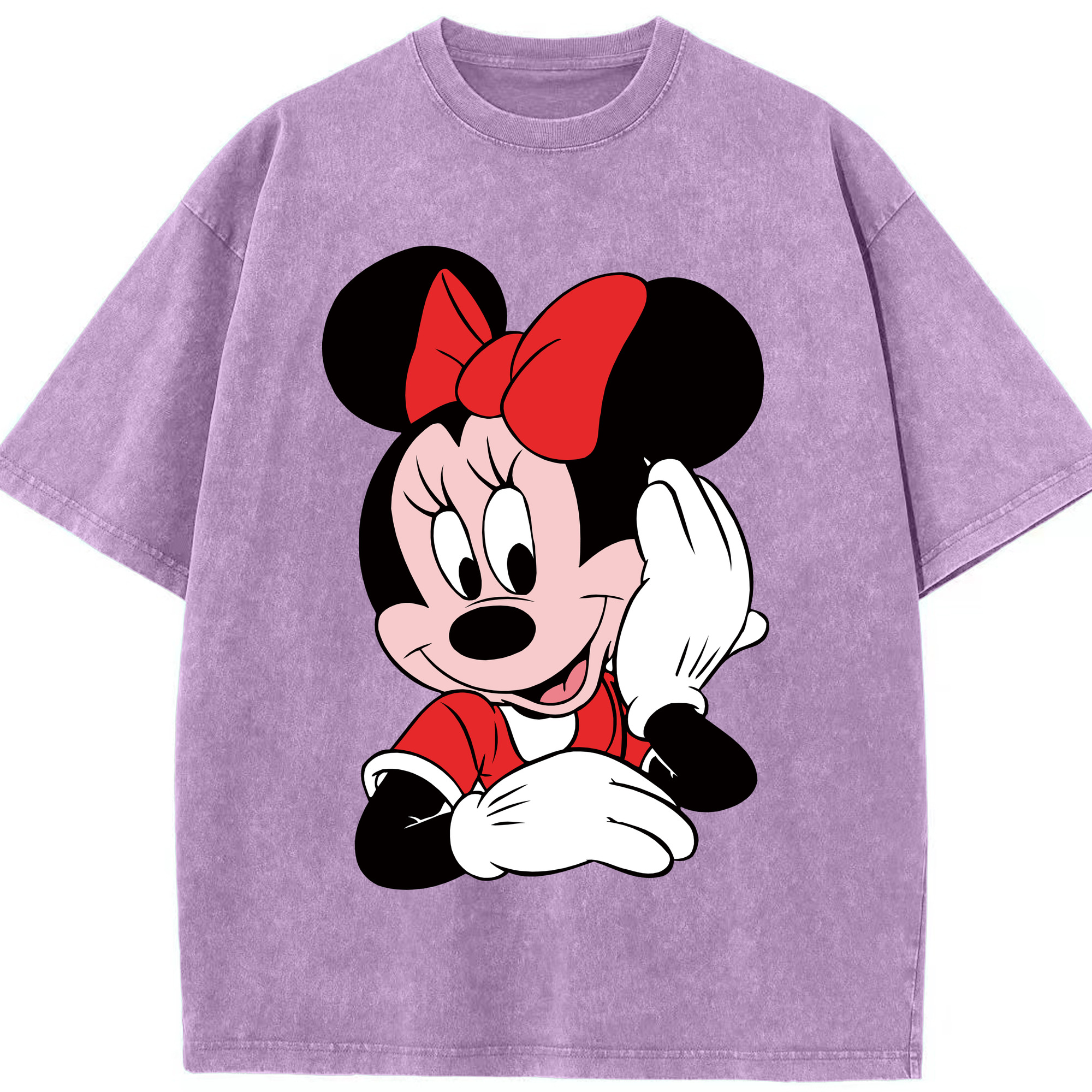 （画像用） ミッキーマウス Mickey Mouse 綿100% ヴィンテージ風 半袖Tシャツ（フロントプリント）