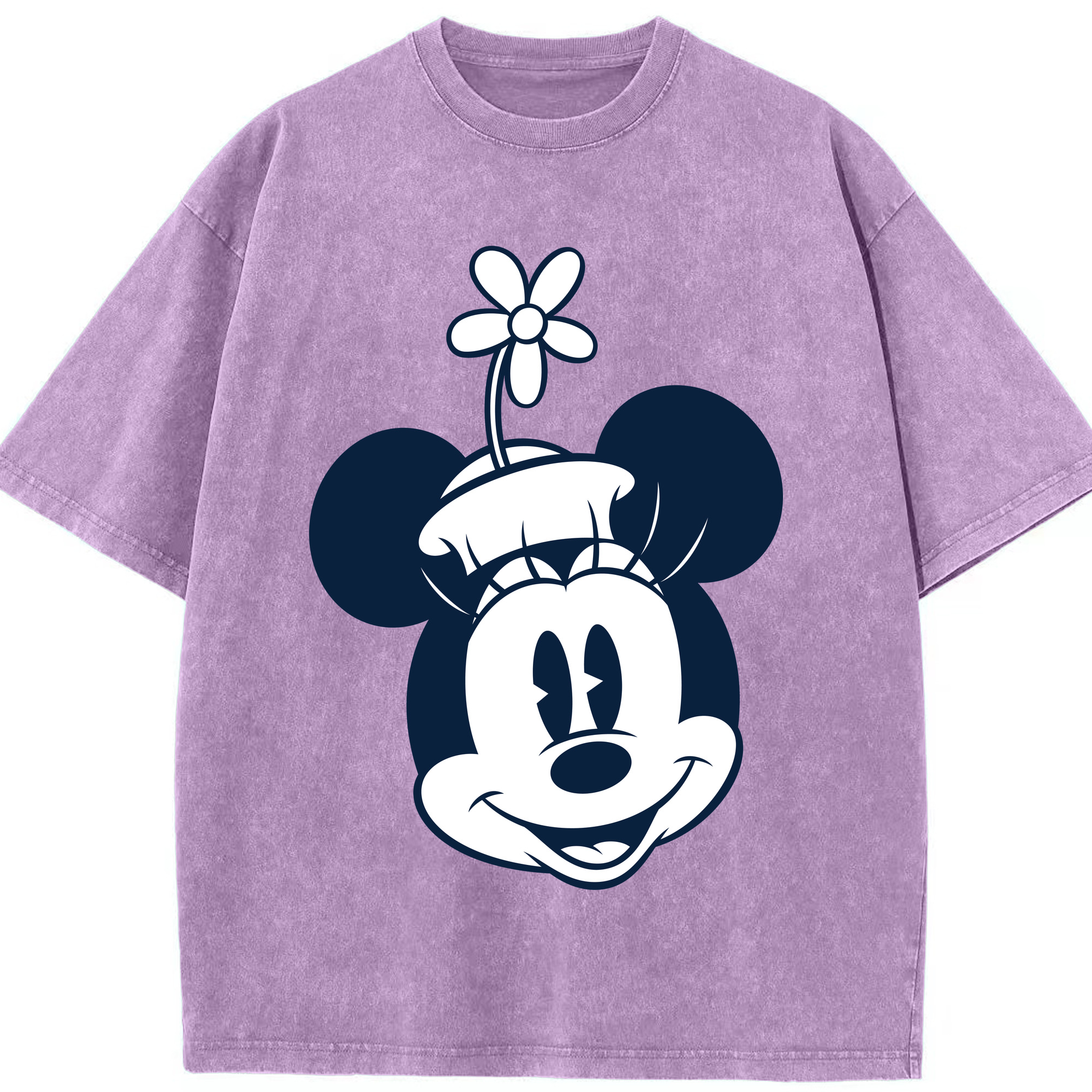 （画像用） ミッキーマウス Mickey Mouse 綿100% ヴィンテージ風 半袖Tシャツ（フロントプリント）
