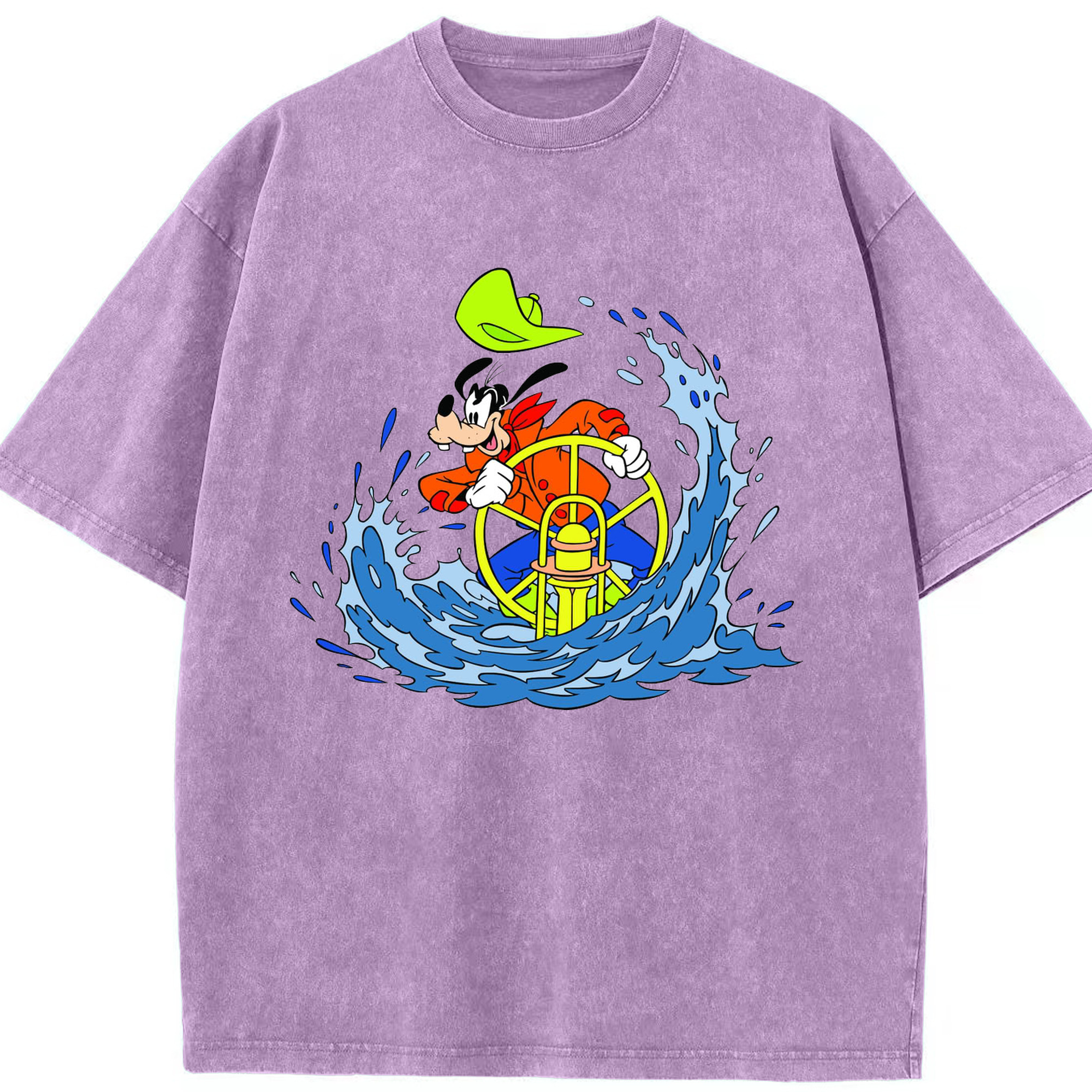 （画像用） ミッキーマウス Mickey Mouse 綿100% ヴィンテージ風 半袖Tシャツ（フロントプリント）