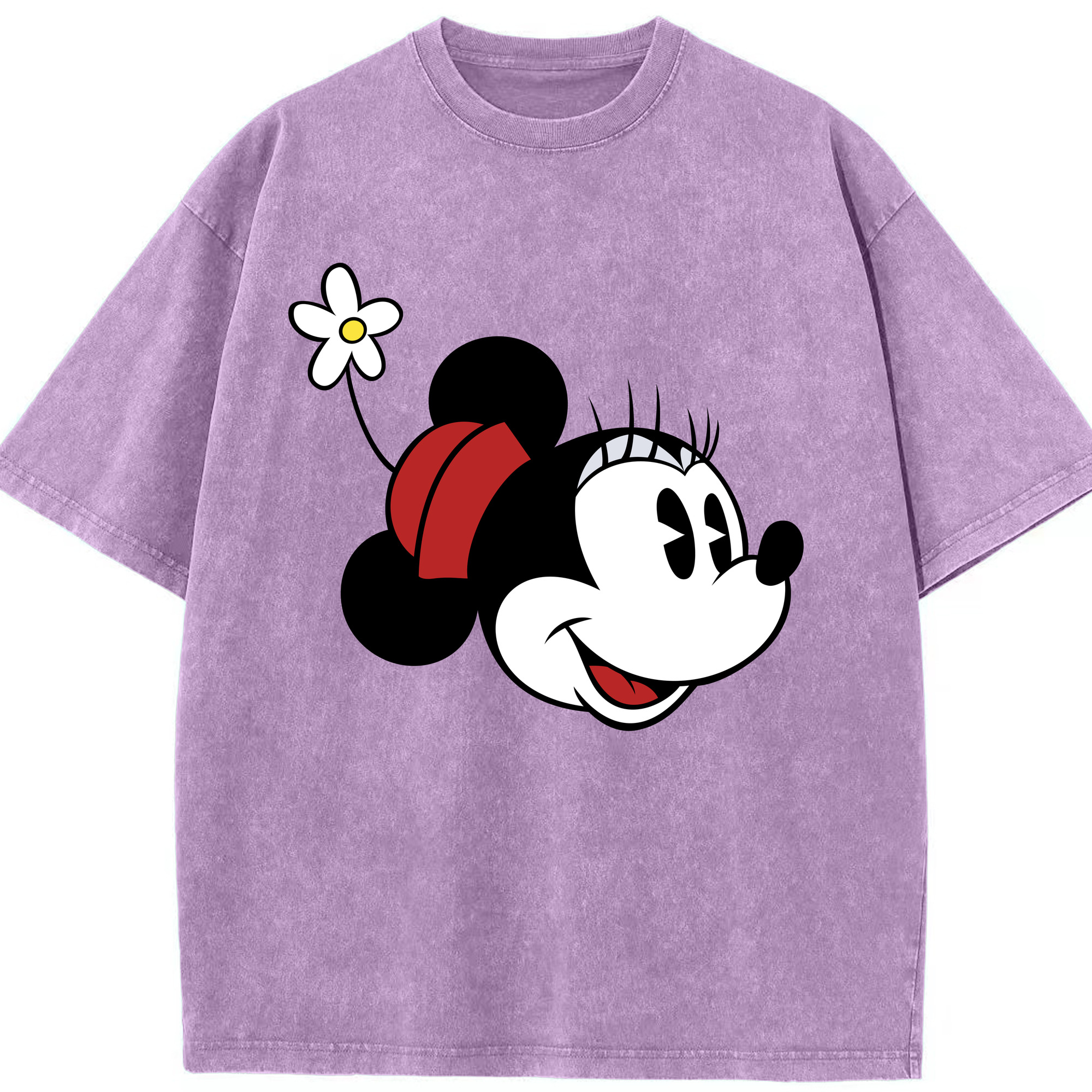 （画像用） ミッキーマウス Mickey Mouse 綿100% ヴィンテージ風 半袖Tシャツ（フロントプリント）
