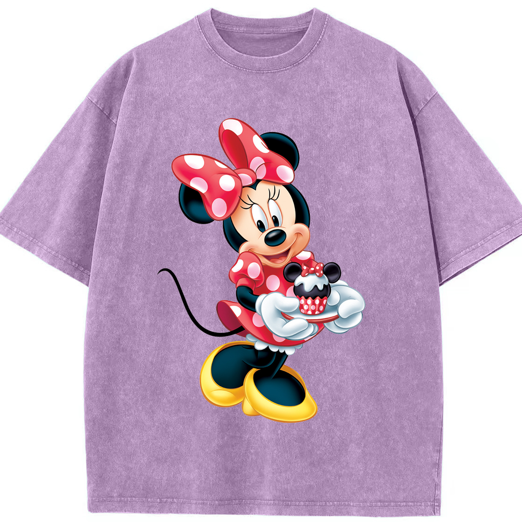 （画像用） ミッキーマウス Mickey Mouse 綿100% ヴィンテージ風 半袖Tシャツ（フロントプリント）