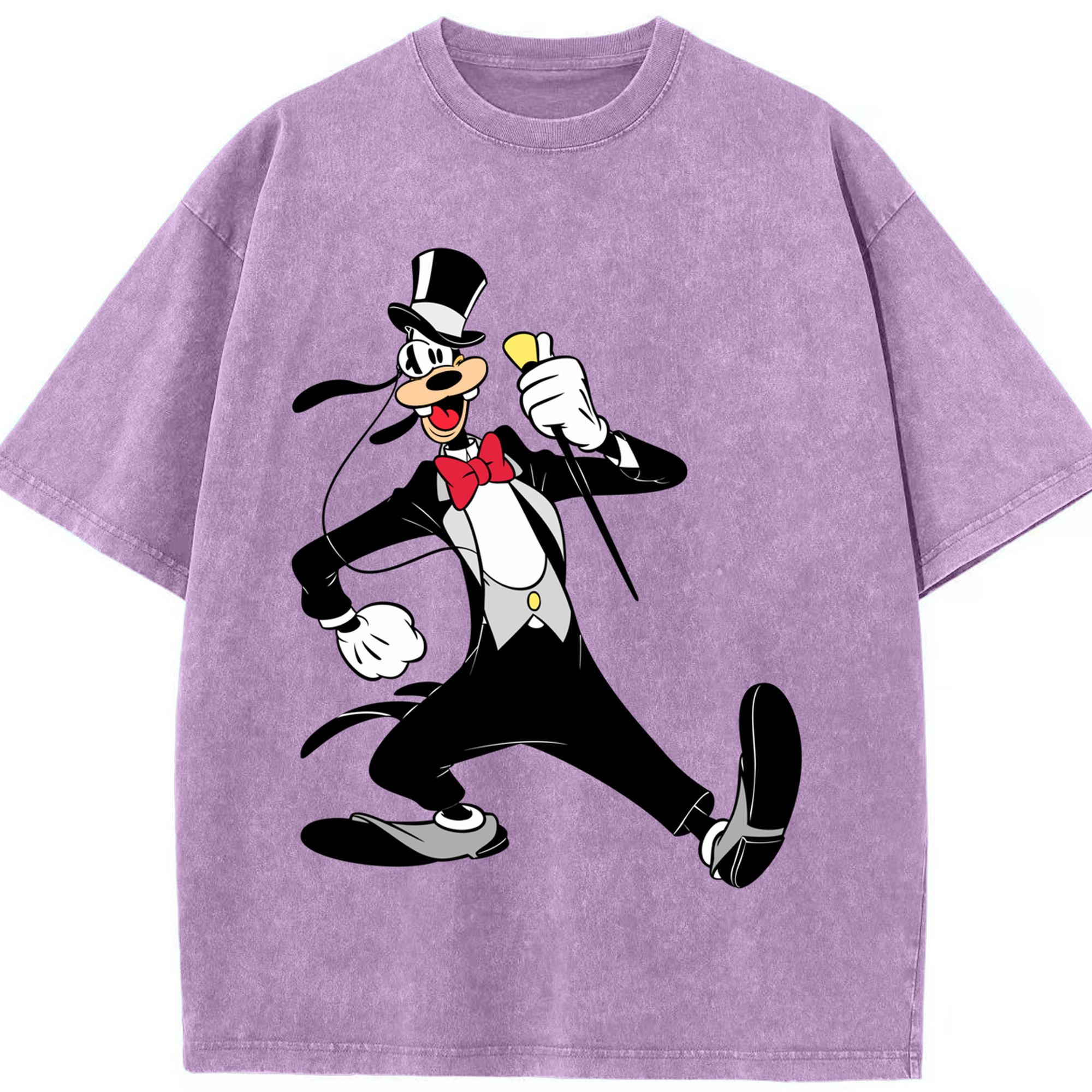 （画像用） ミッキーマウス Mickey Mouse 綿100% ヴィンテージ風 半袖Tシャツ（フロントプリント）