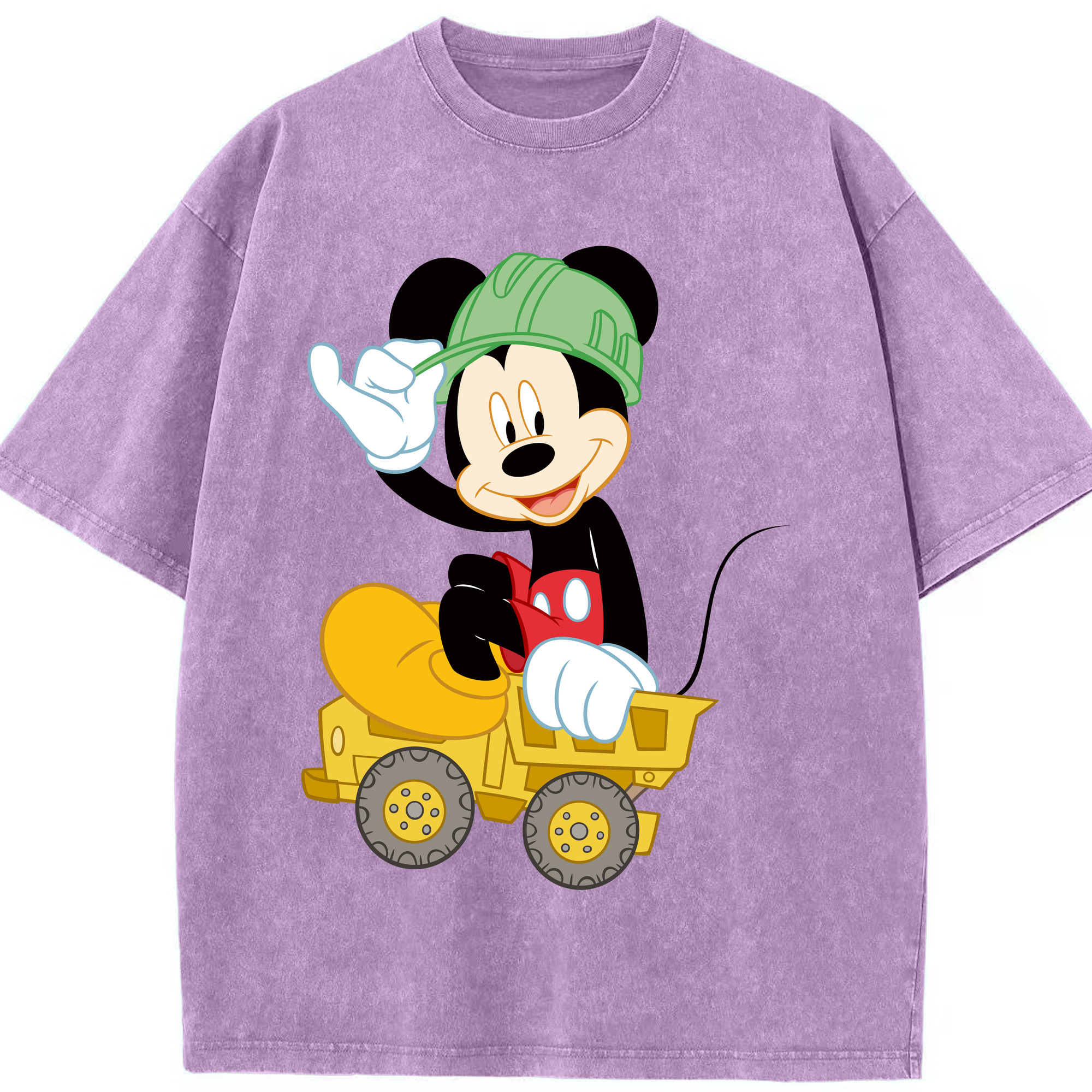（画像用） ミッキーマウス Mickey Mouse 綿100% ヴィンテージ風 半袖Tシャツ（フロントプリント）