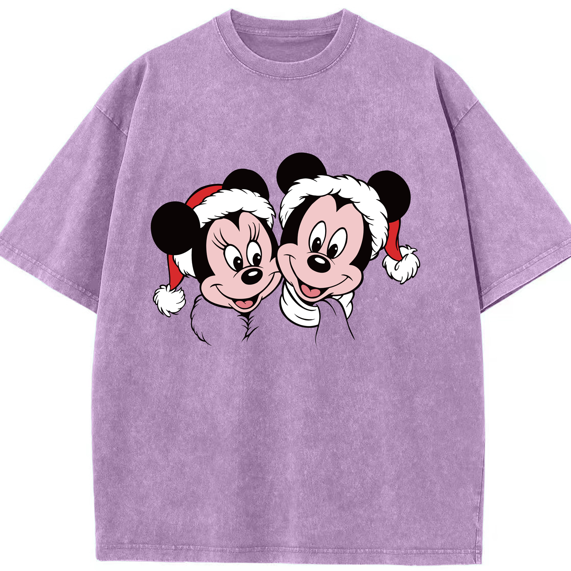 （画像用） ミッキーマウス Mickey Mouse 綿100% ヴィンテージ風 半袖Tシャツ（フロントプリント）