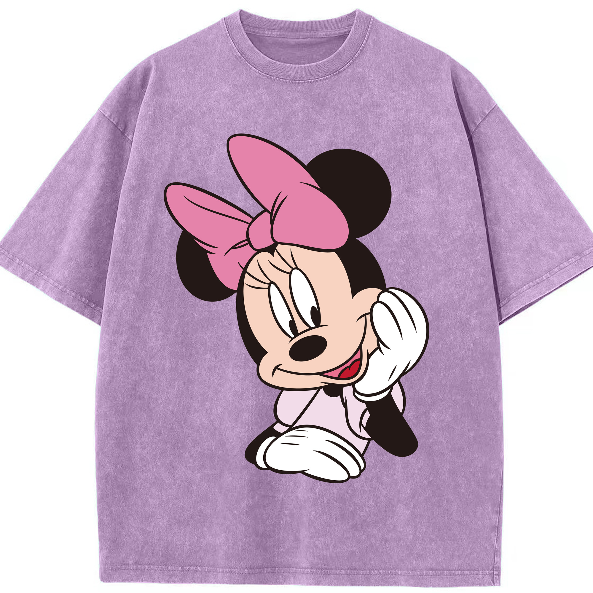 （画像用） ミッキーマウス Mickey Mouse 綿100% ヴィンテージ風 半袖Tシャツ（フロントプリント）