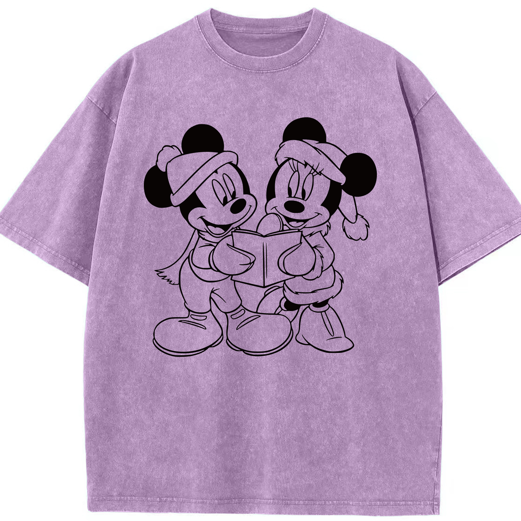 （画像用） ミッキーマウス Mickey Mouse 綿100% ヴィンテージ風 半袖Tシャツ（フロントプリント）