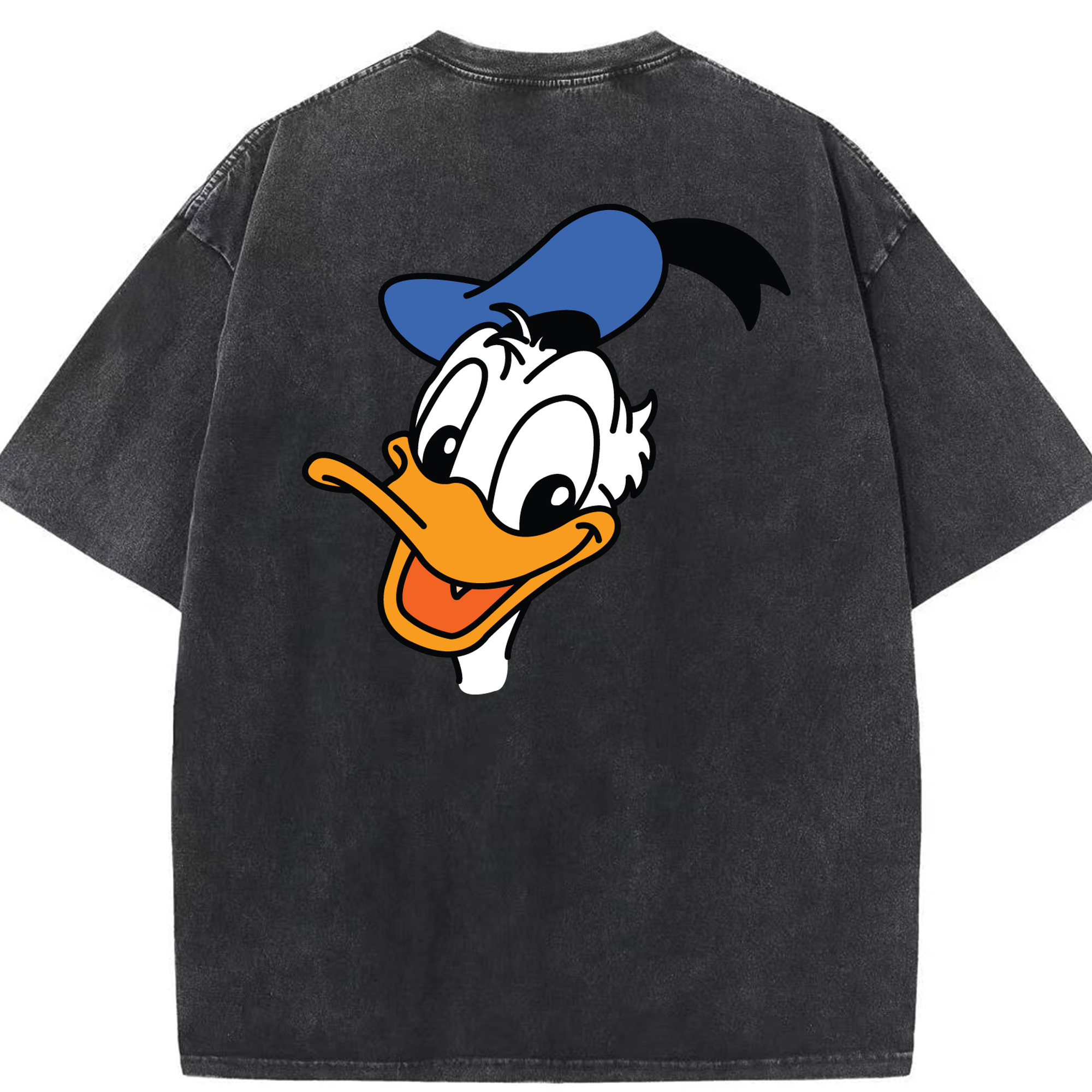 （画像用） ミッキーマウス Mickey Mouse 綿100% ヴィンテージ風 半袖Tシャツ（背面プリント）