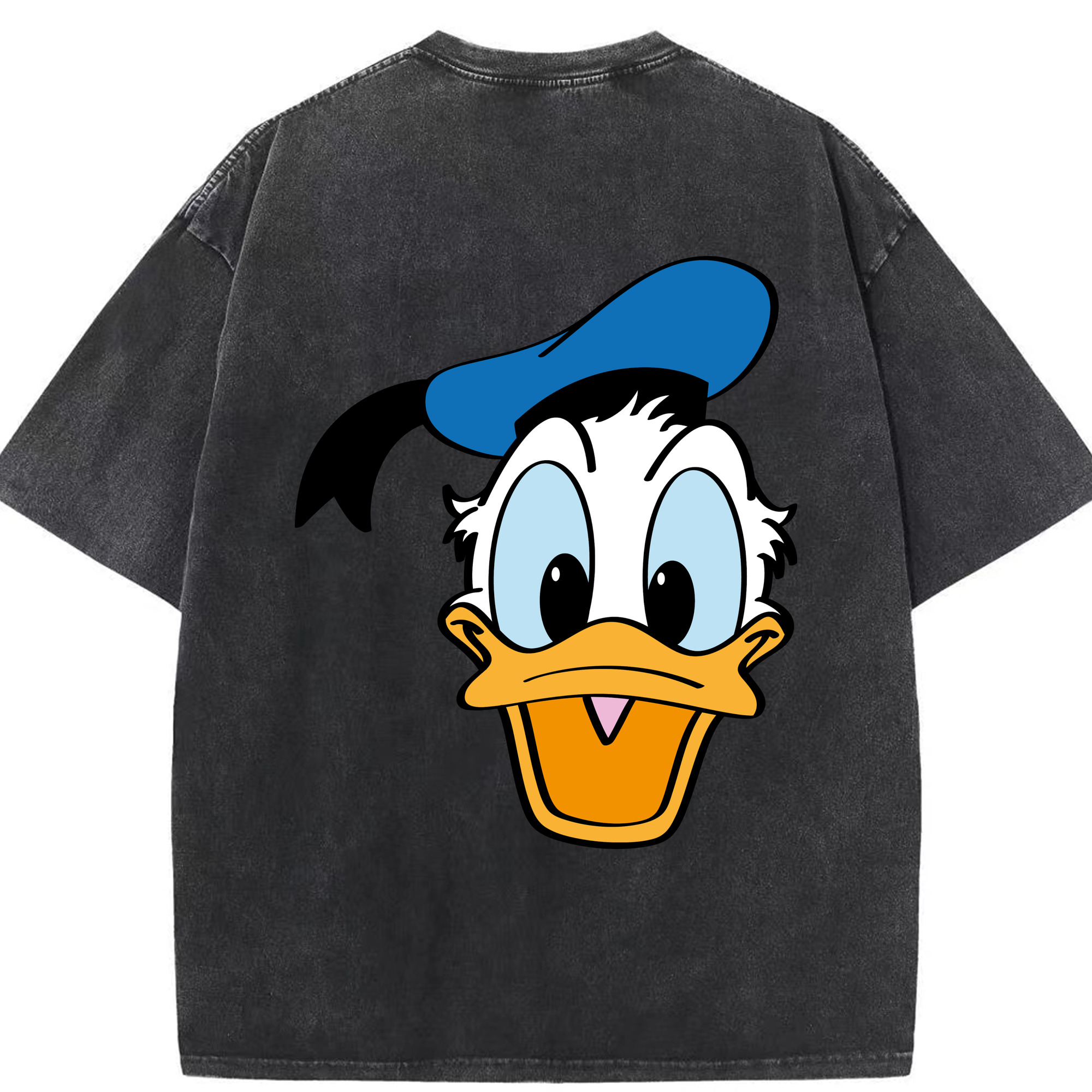 （画像用） ミッキーマウス Mickey Mouse 綿100% ヴィンテージ風 半袖Tシャツ（背面プリント）