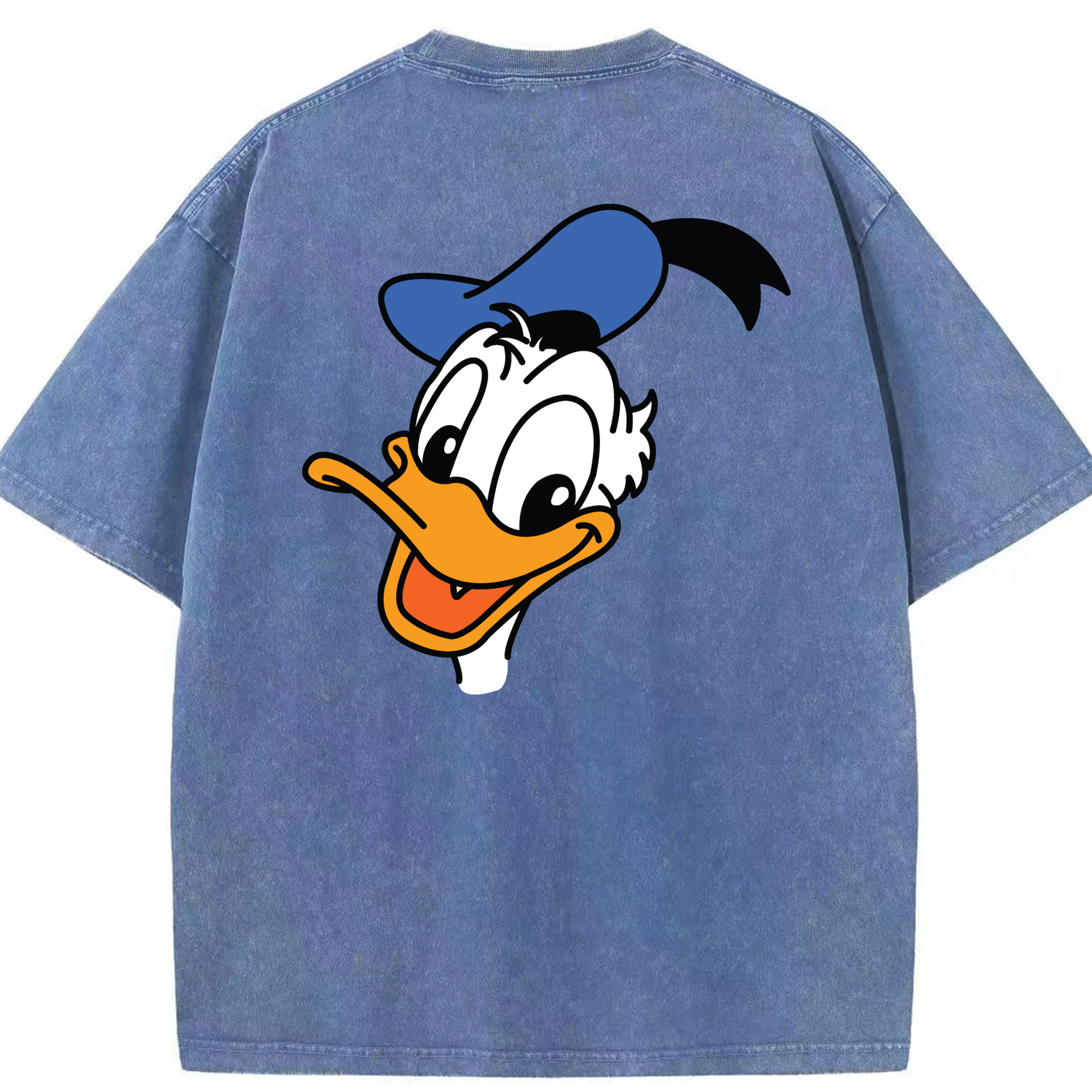 （画像用） ミッキーマウス Mickey Mouse 綿100% ヴィンテージ風 半袖Tシャツ（背面プリント）