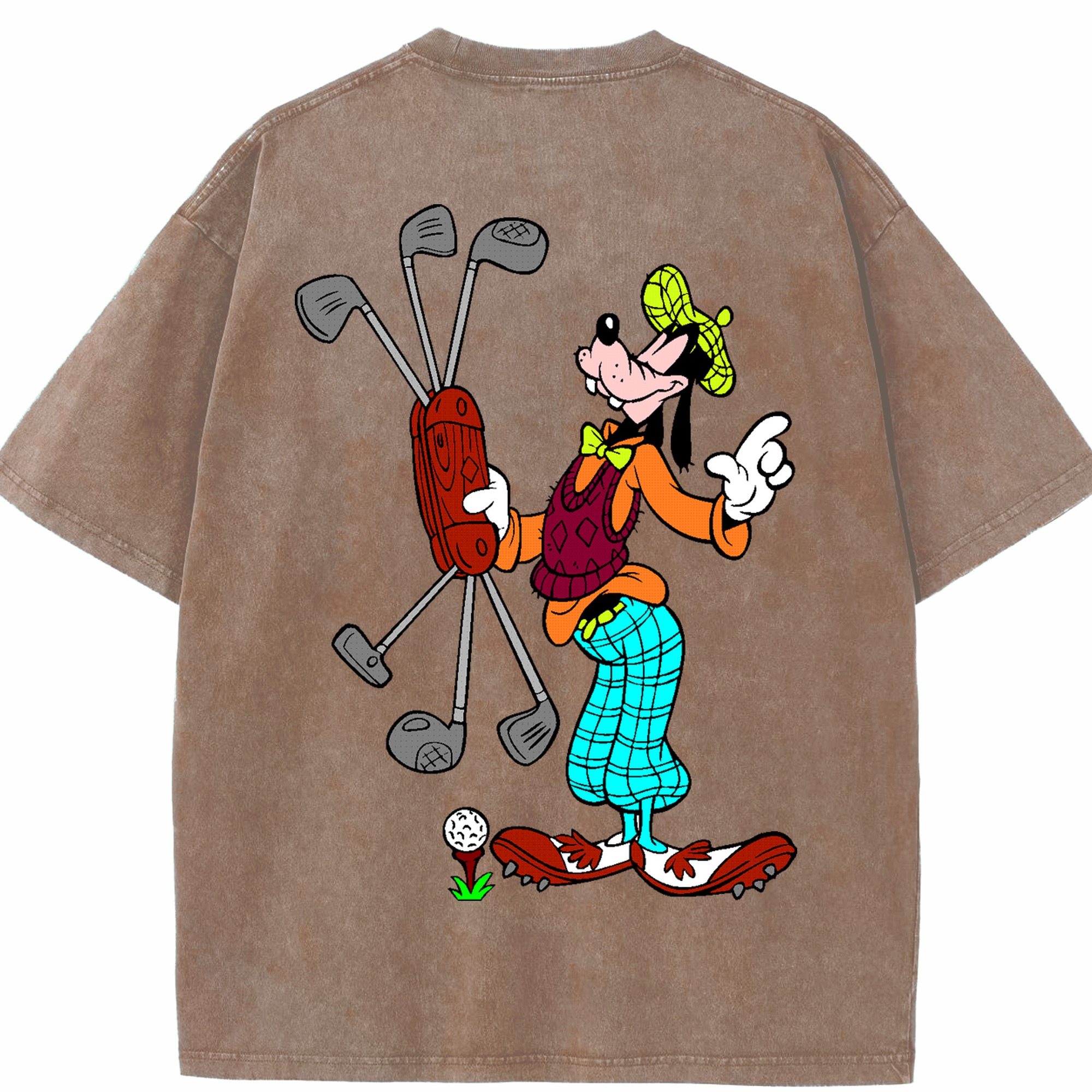 （画像用） ミッキーマウス Mickey Mouse 綿100% ヴィンテージ風 半袖Tシャツ（背面プリント）