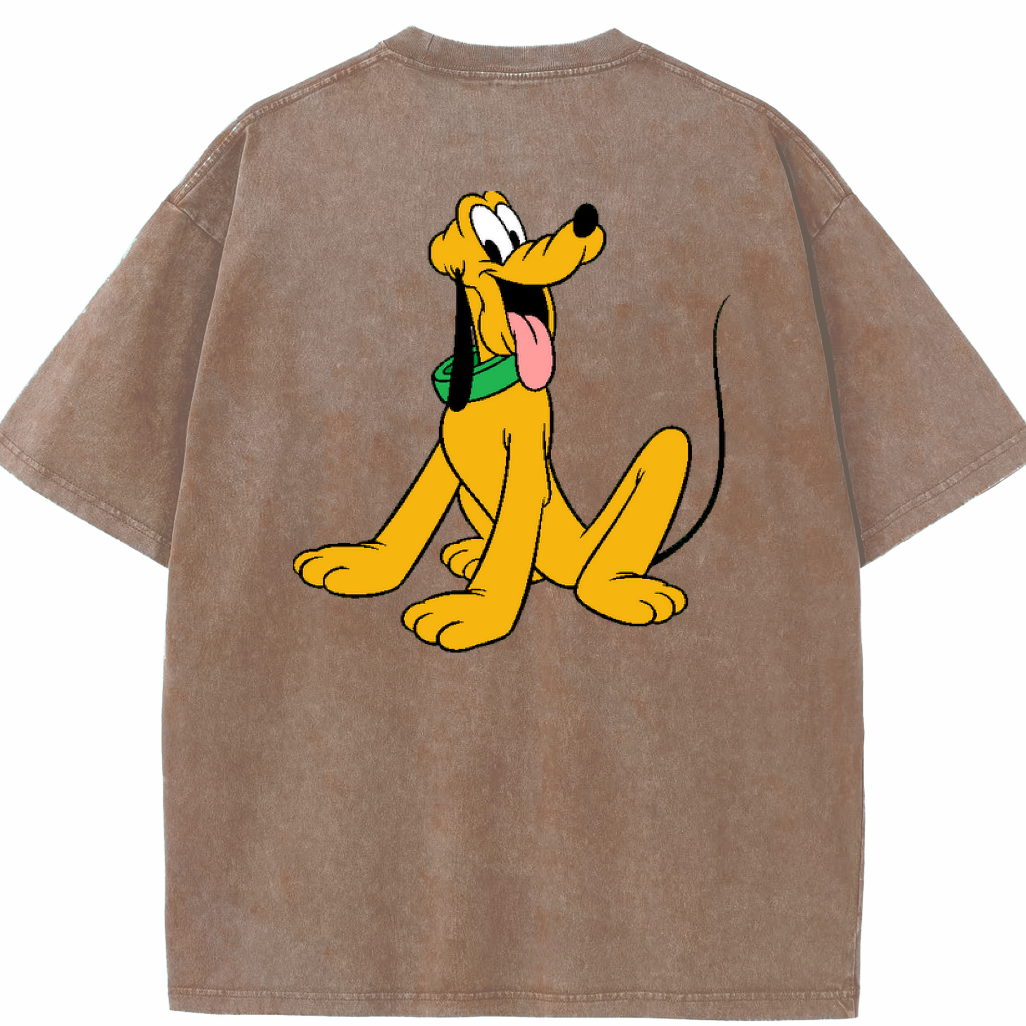 （画像用） ミッキーマウス Mickey Mouse 綿100% ヴィンテージ風 半袖Tシャツ（背面プリント）