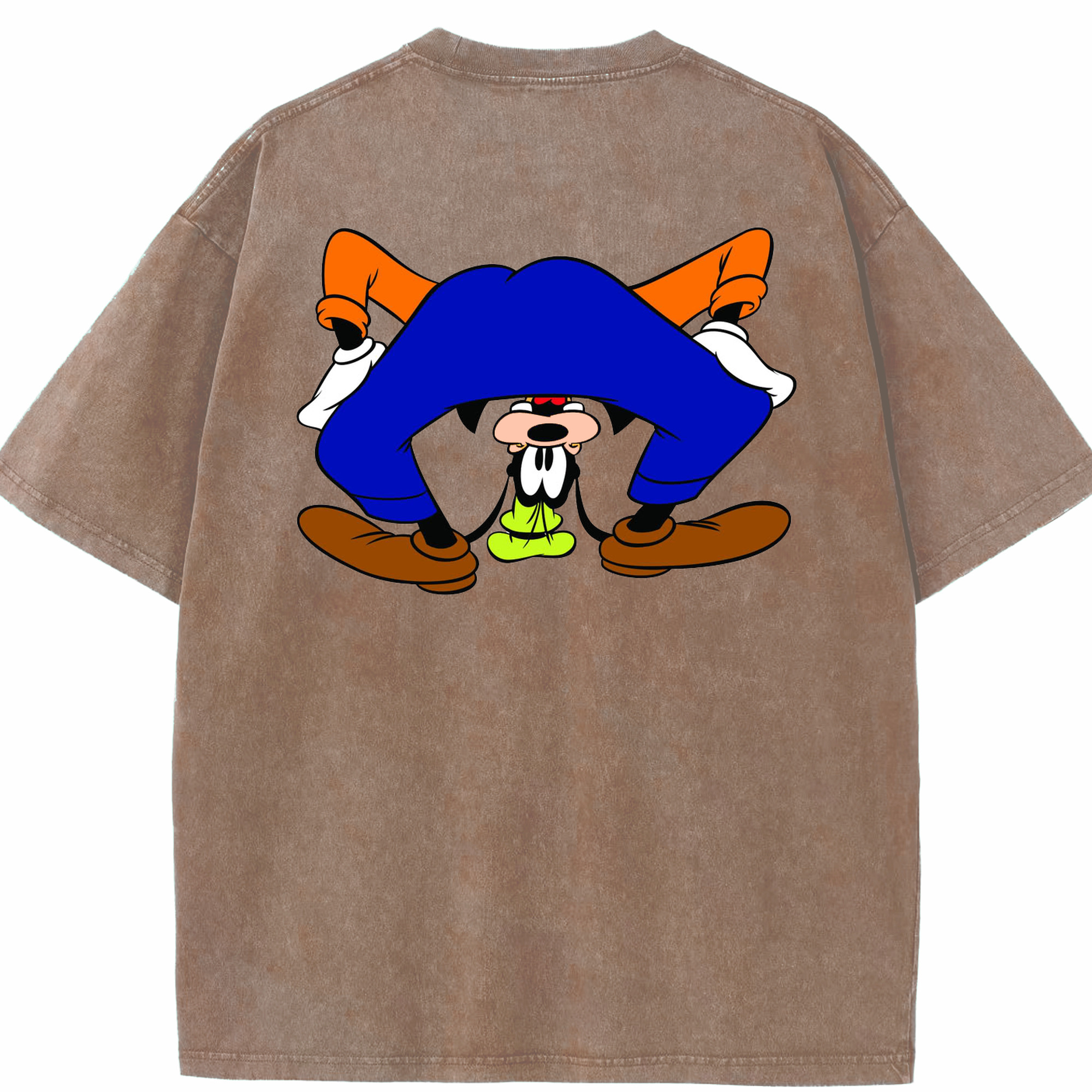 （画像用） ミッキーマウス Mickey Mouse 綿100% ヴィンテージ風 半袖Tシャツ（背面プリント）