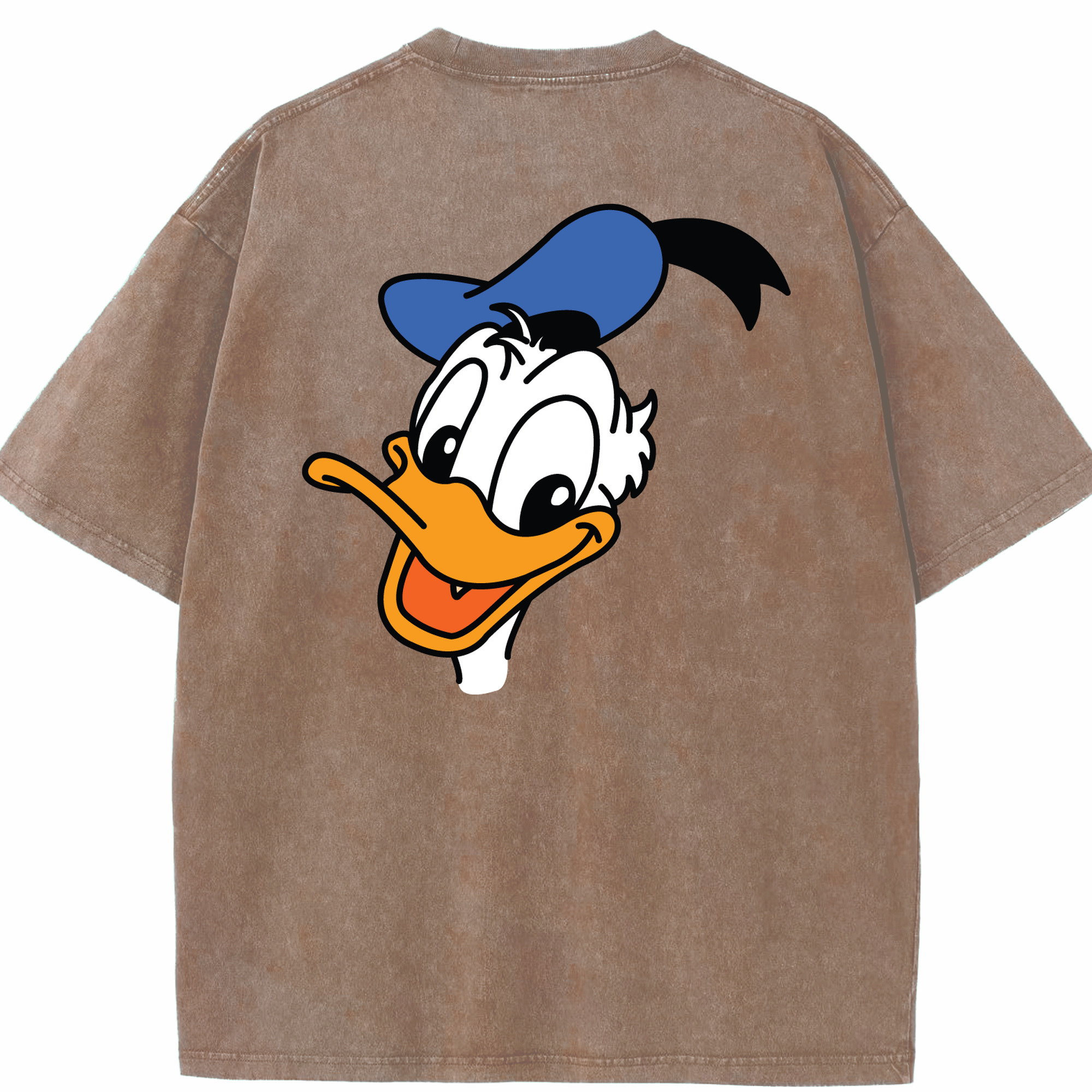 （画像用） ミッキーマウス Mickey Mouse 綿100% ヴィンテージ風 半袖Tシャツ（背面プリント）