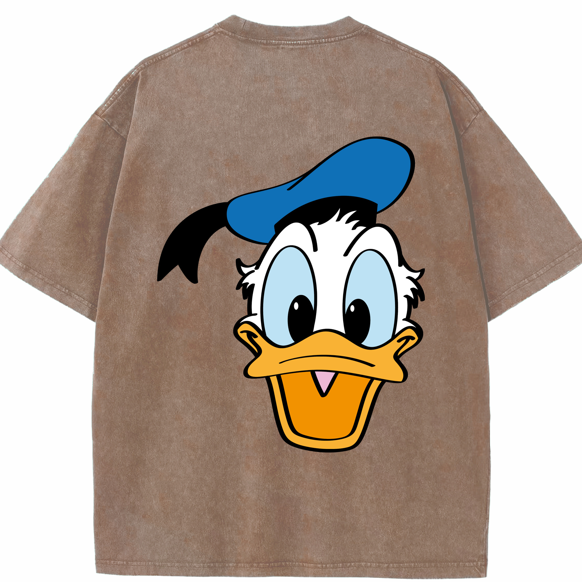 （画像用） ミッキーマウス Mickey Mouse 綿100% ヴィンテージ風 半袖Tシャツ（背面プリント）