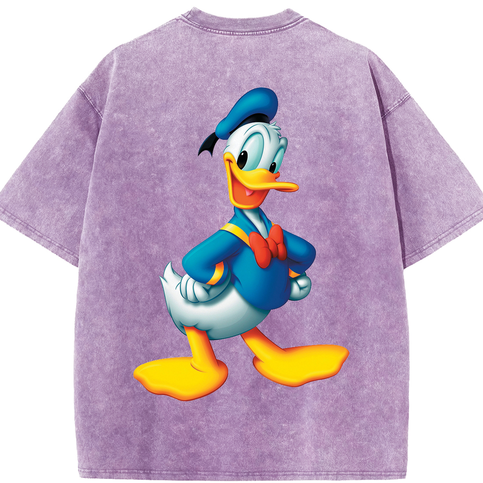 （画像用） ミッキーマウス Mickey Mouse 綿100% ヴィンテージ風 半袖Tシャツ（背面プリント）