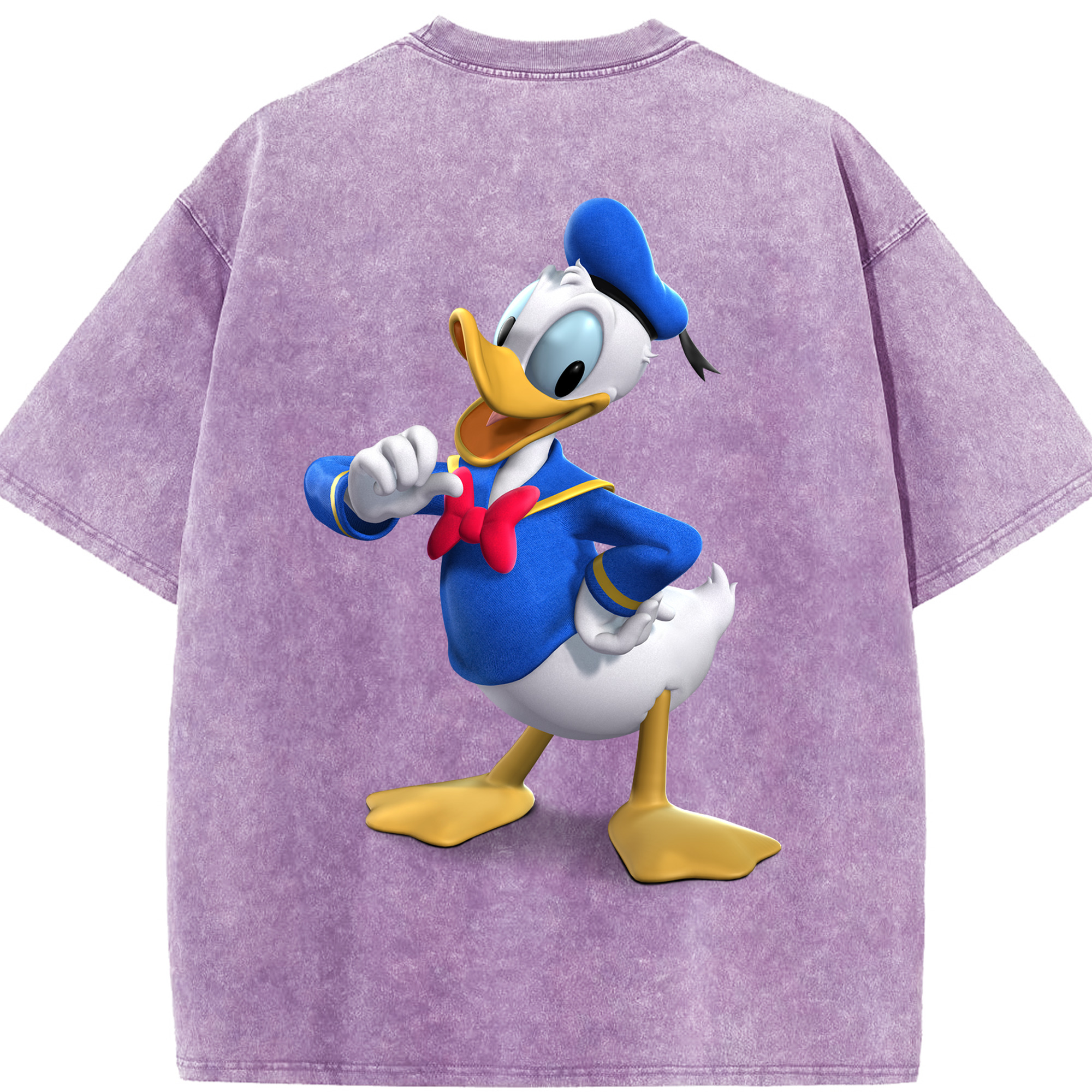 （画像用） ミッキーマウス Mickey Mouse 綿100% ヴィンテージ風 半袖Tシャツ（背面プリント）
