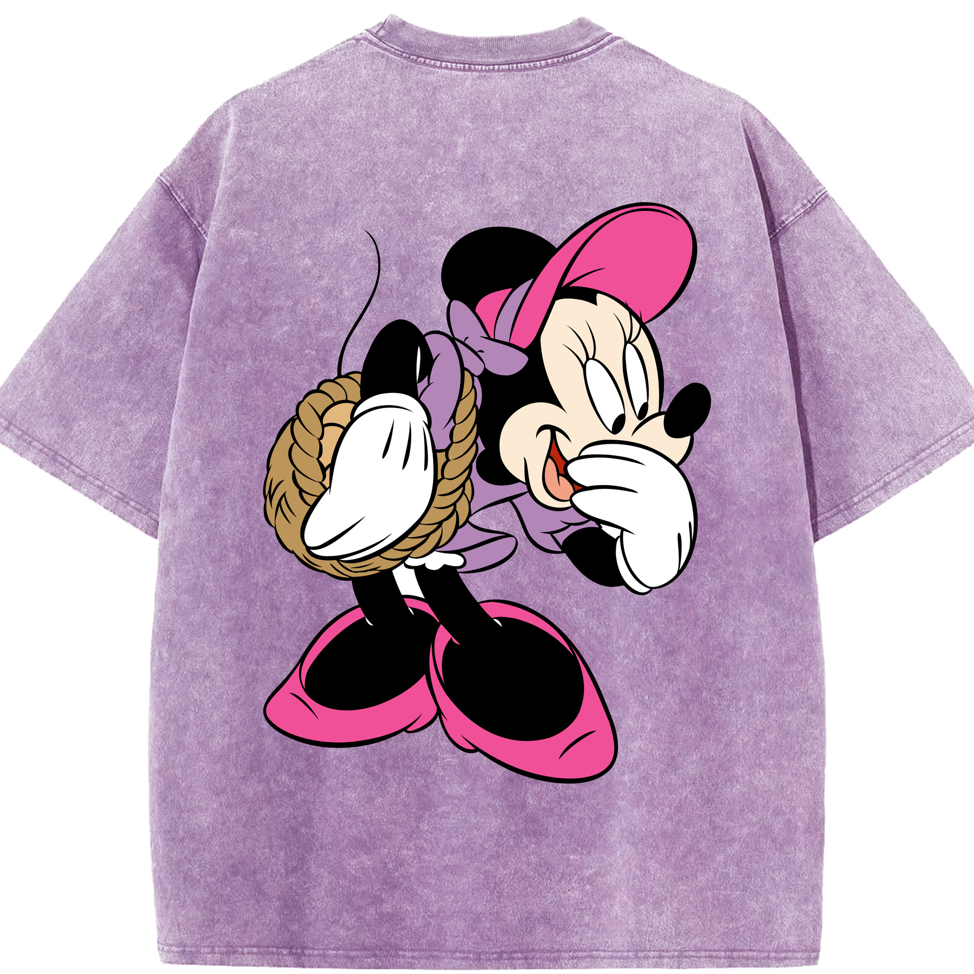 （画像用） ミッキーマウス Mickey Mouse 綿100% ヴィンテージ風 半袖Tシャツ（背面プリント）
