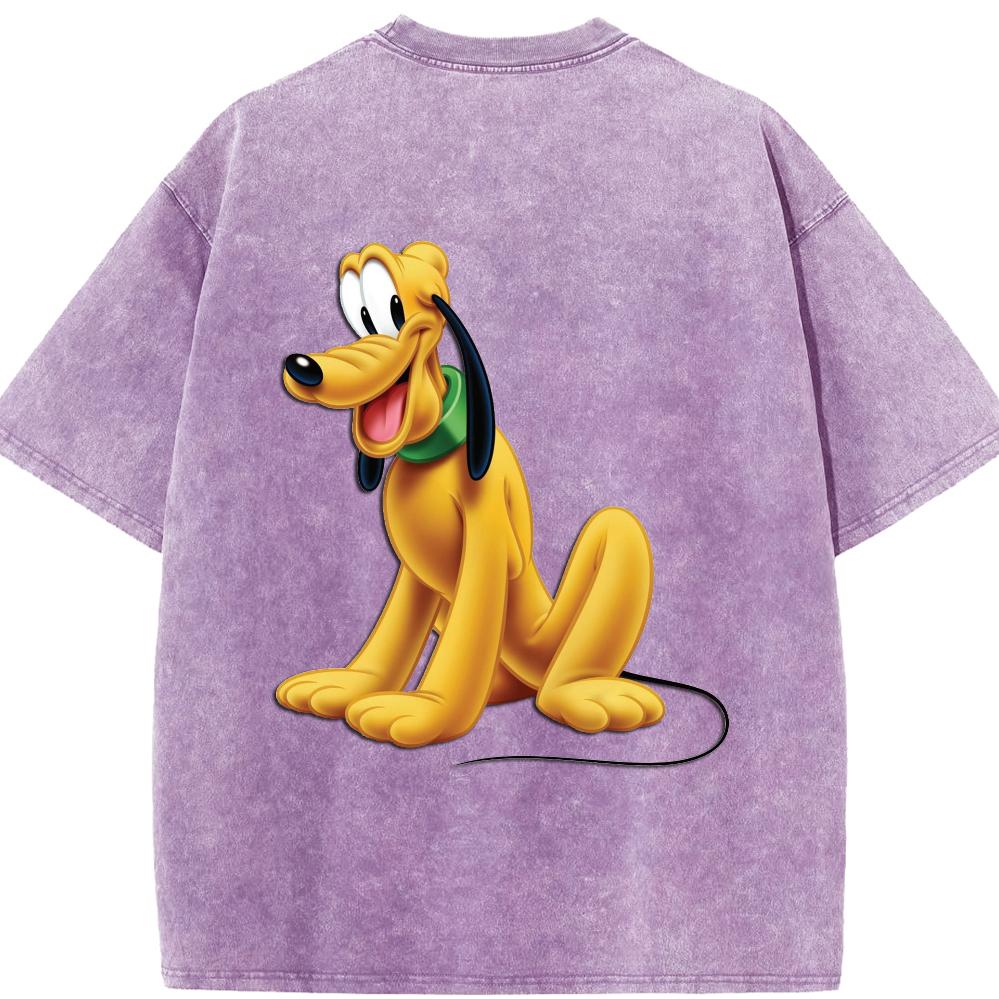 （画像用） ミッキーマウス Mickey Mouse 綿100% ヴィンテージ風 半袖Tシャツ（背面プリント）
