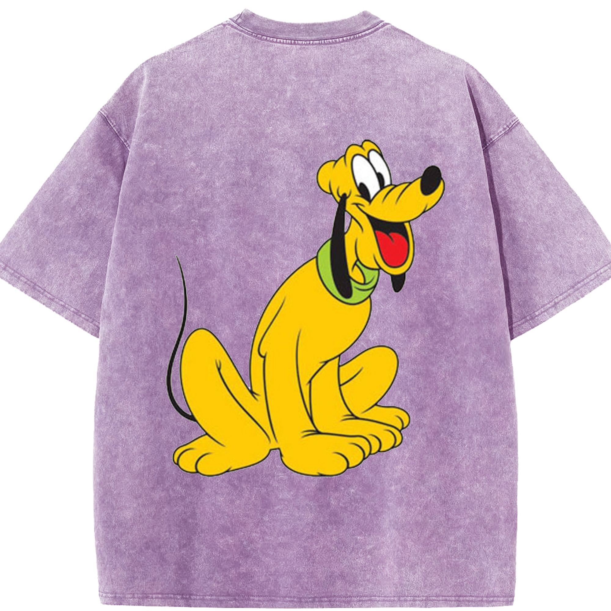 （画像用） ミッキーマウス Mickey Mouse 綿100% ヴィンテージ風 半袖Tシャツ（背面プリント）