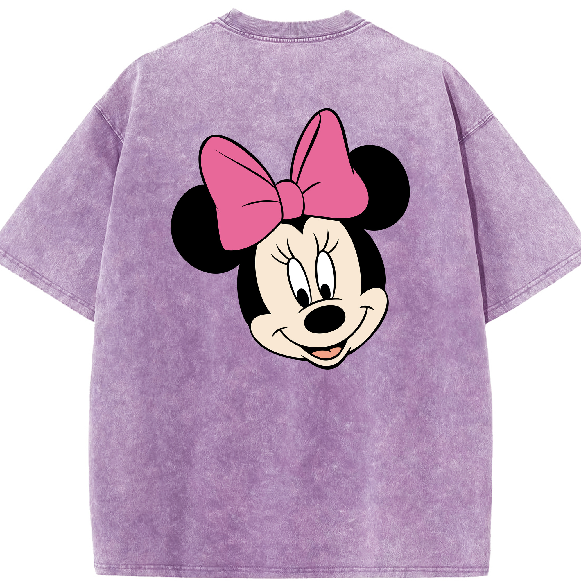 （画像用） ミッキーマウス Mickey Mouse 綿100% ヴィンテージ風 半袖Tシャツ（背面プリント）