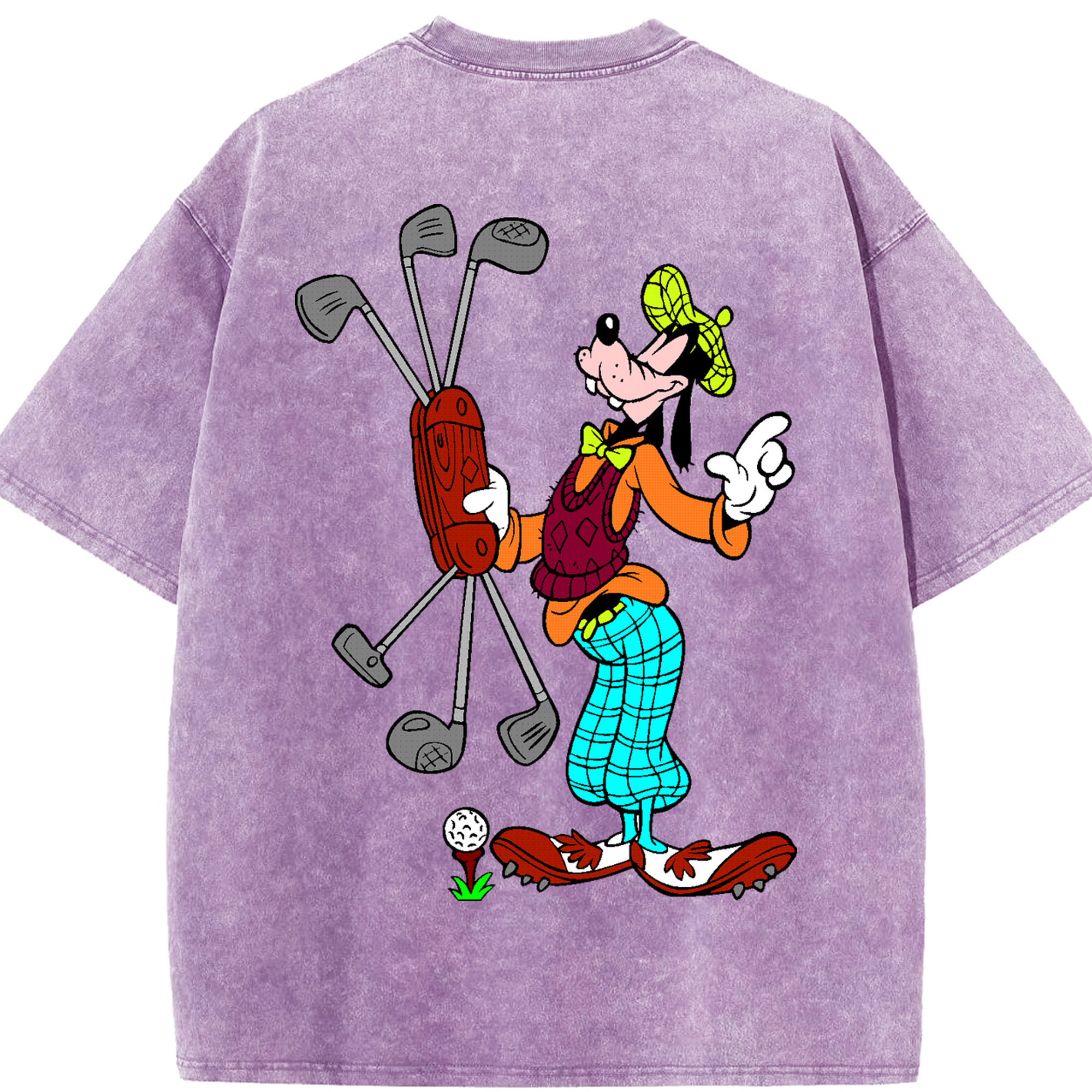 （画像用） ミッキーマウス Mickey Mouse 綿100% ヴィンテージ風 半袖Tシャツ（背面プリント）