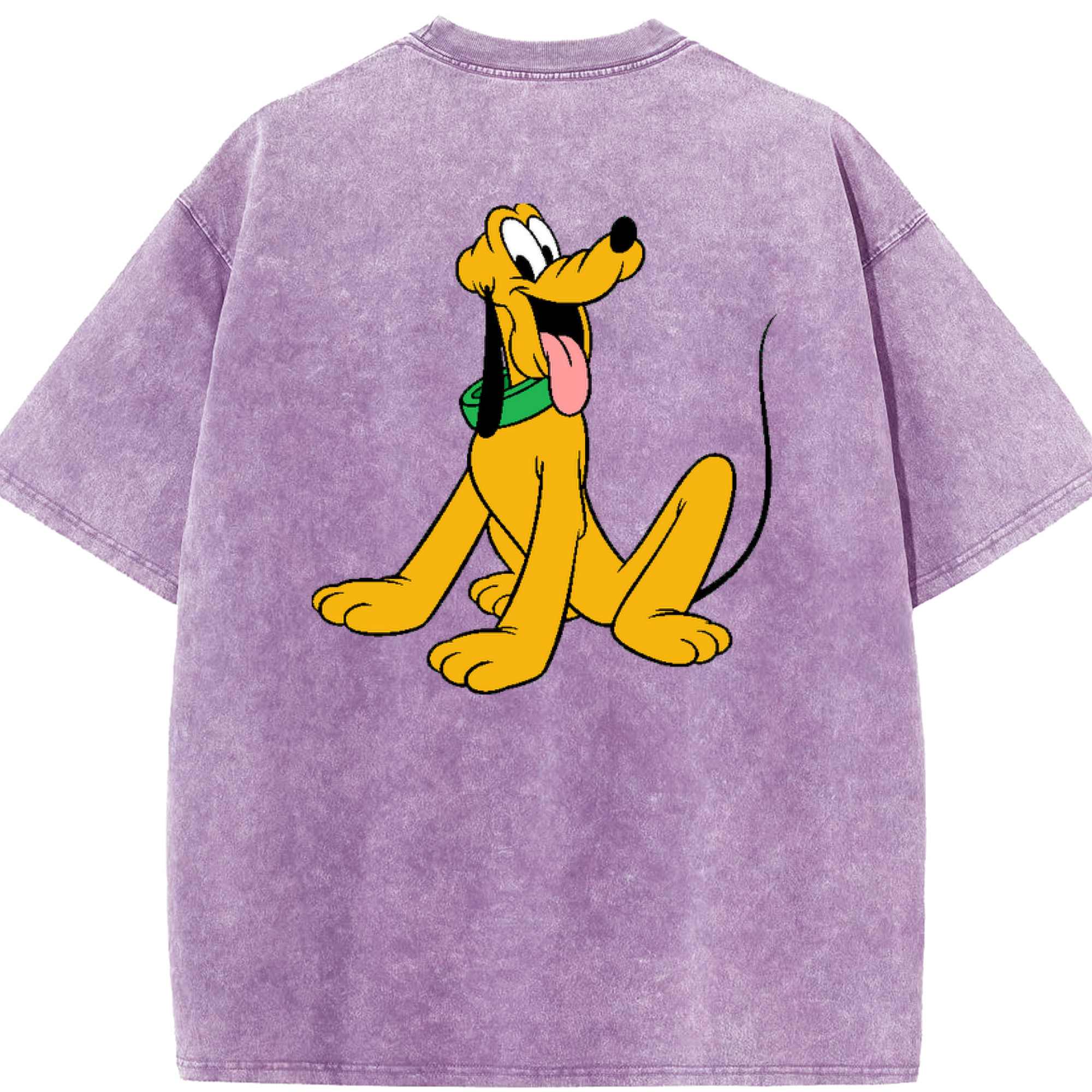 （画像用） ミッキーマウス Mickey Mouse 綿100% ヴィンテージ風 半袖Tシャツ（背面プリント）