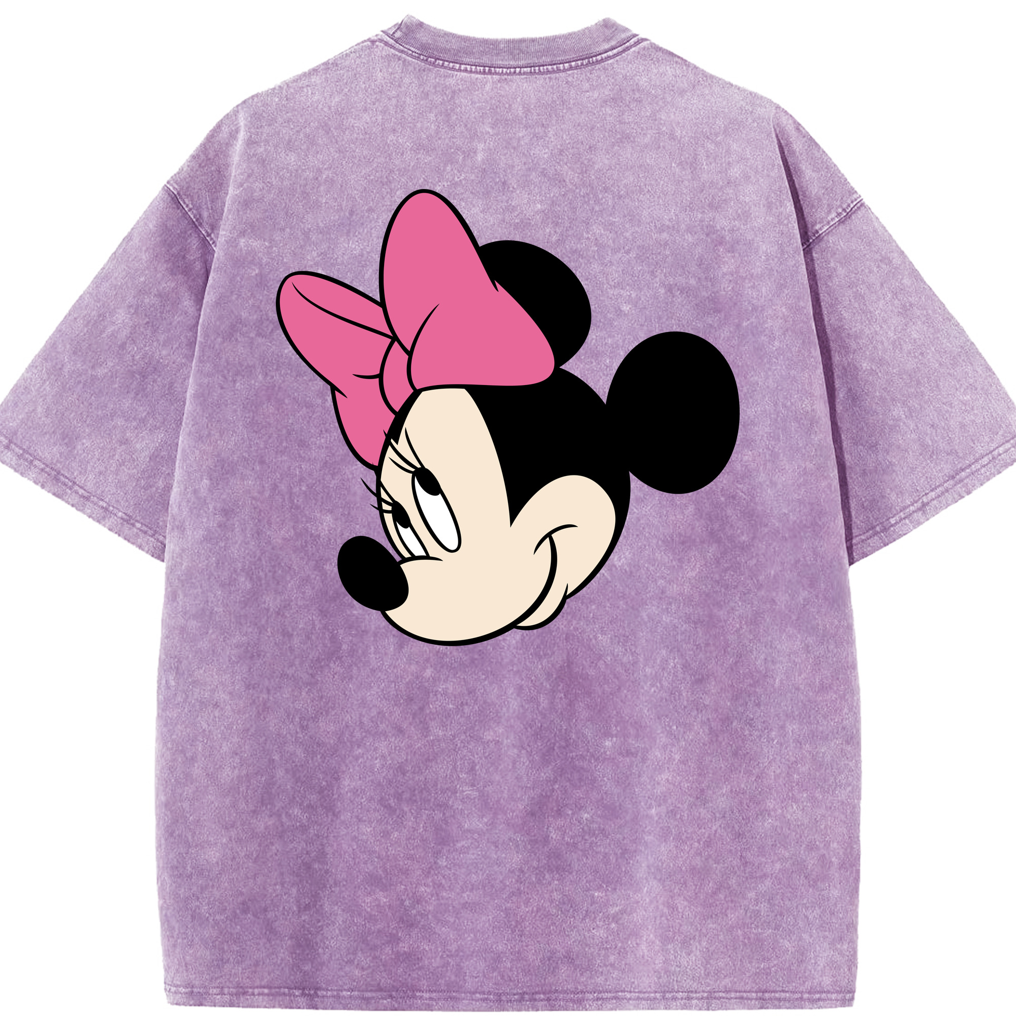 （画像用） ミッキーマウス Mickey Mouse 綿100% ヴィンテージ風 半袖Tシャツ（背面プリント）