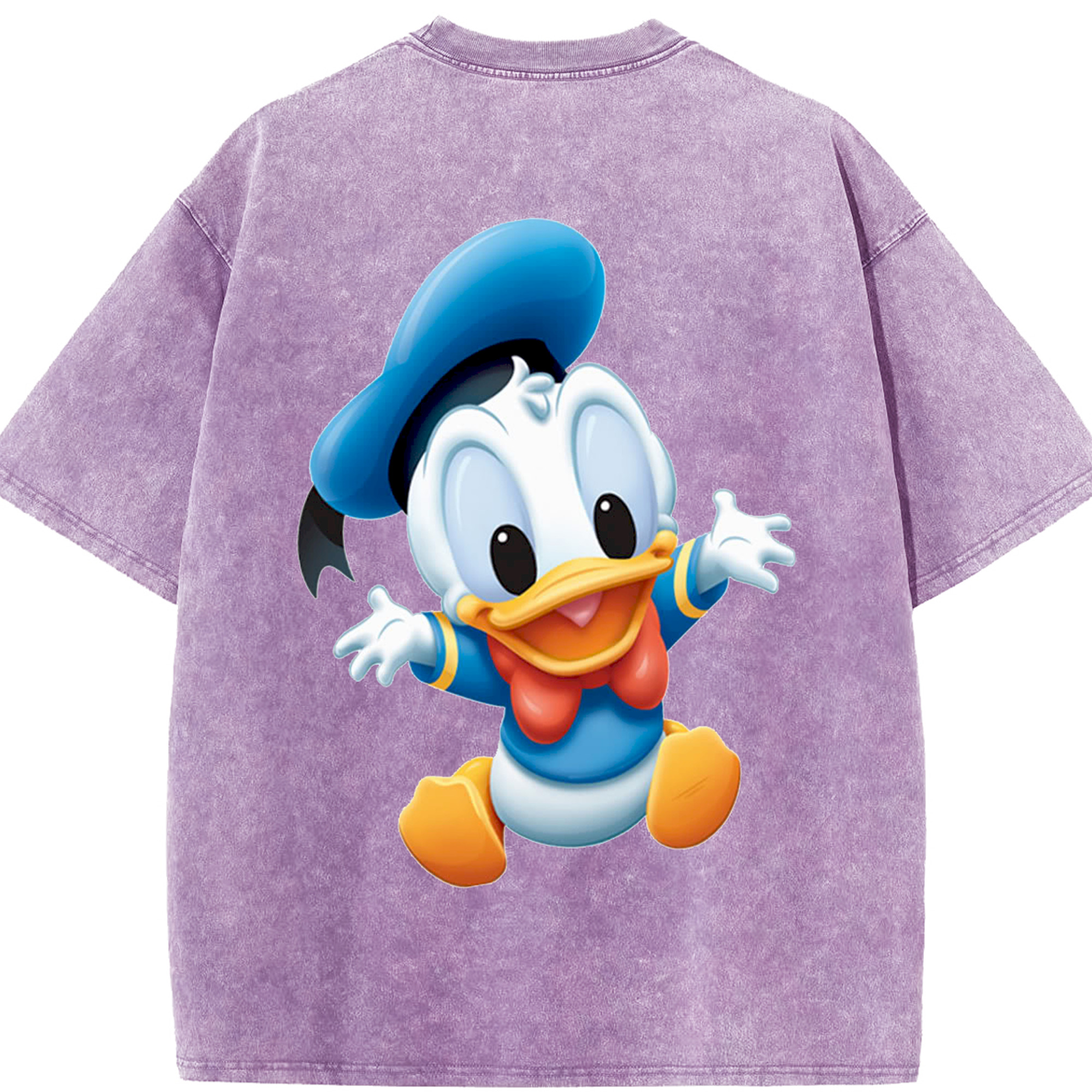 （画像用） ミッキーマウス Mickey Mouse 綿100% ヴィンテージ風 半袖Tシャツ（背面プリント）
