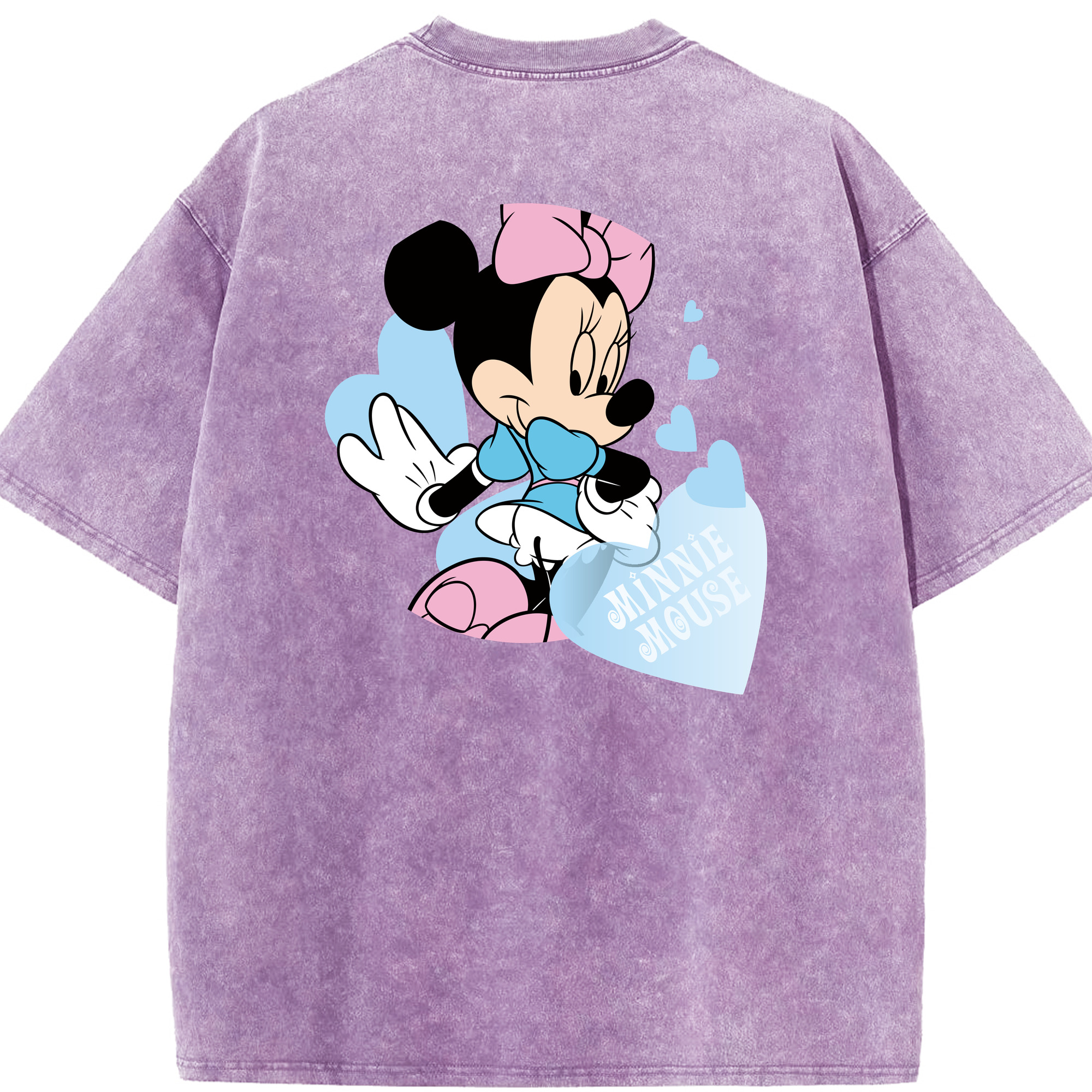 （画像用） ミッキーマウス Mickey Mouse 綿100% ヴィンテージ風 半袖Tシャツ（背面プリント）