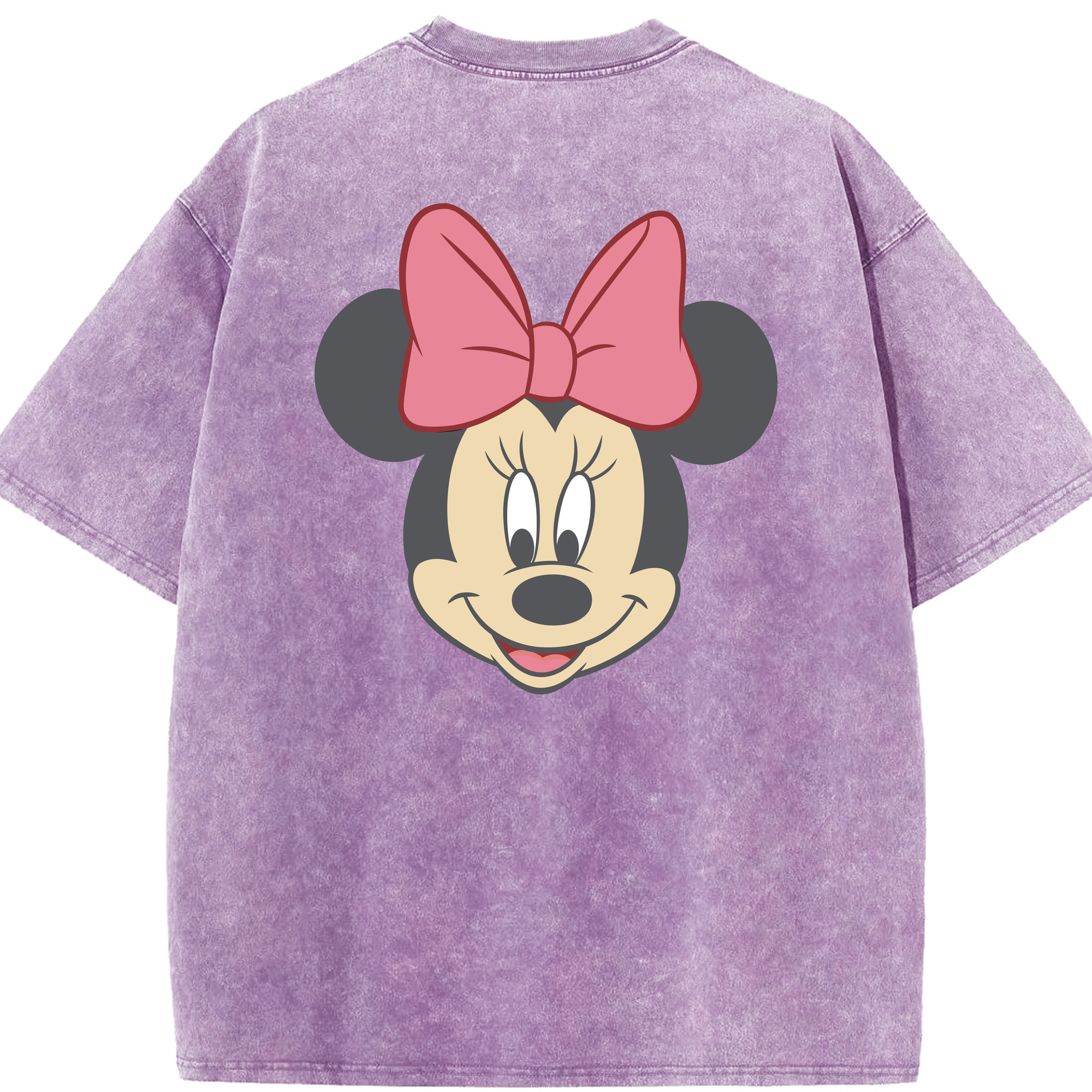 （画像用） ミッキーマウス Mickey Mouse 綿100% ヴィンテージ風 半袖Tシャツ（背面プリント）
