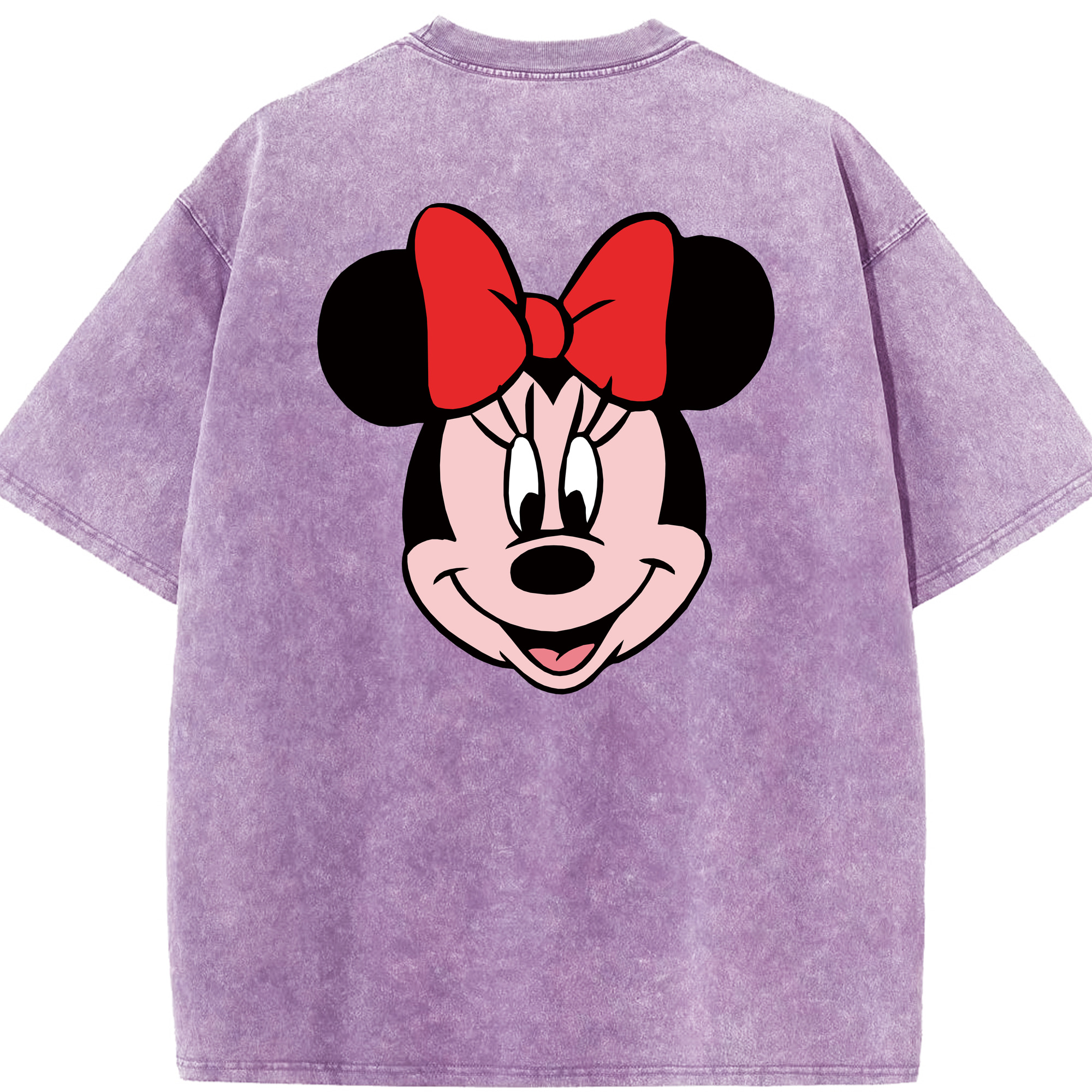 ミッキーマウス Mickey Mouse 綿100% ヴィンテージ風 半袖Tシャツ（背面プリント）