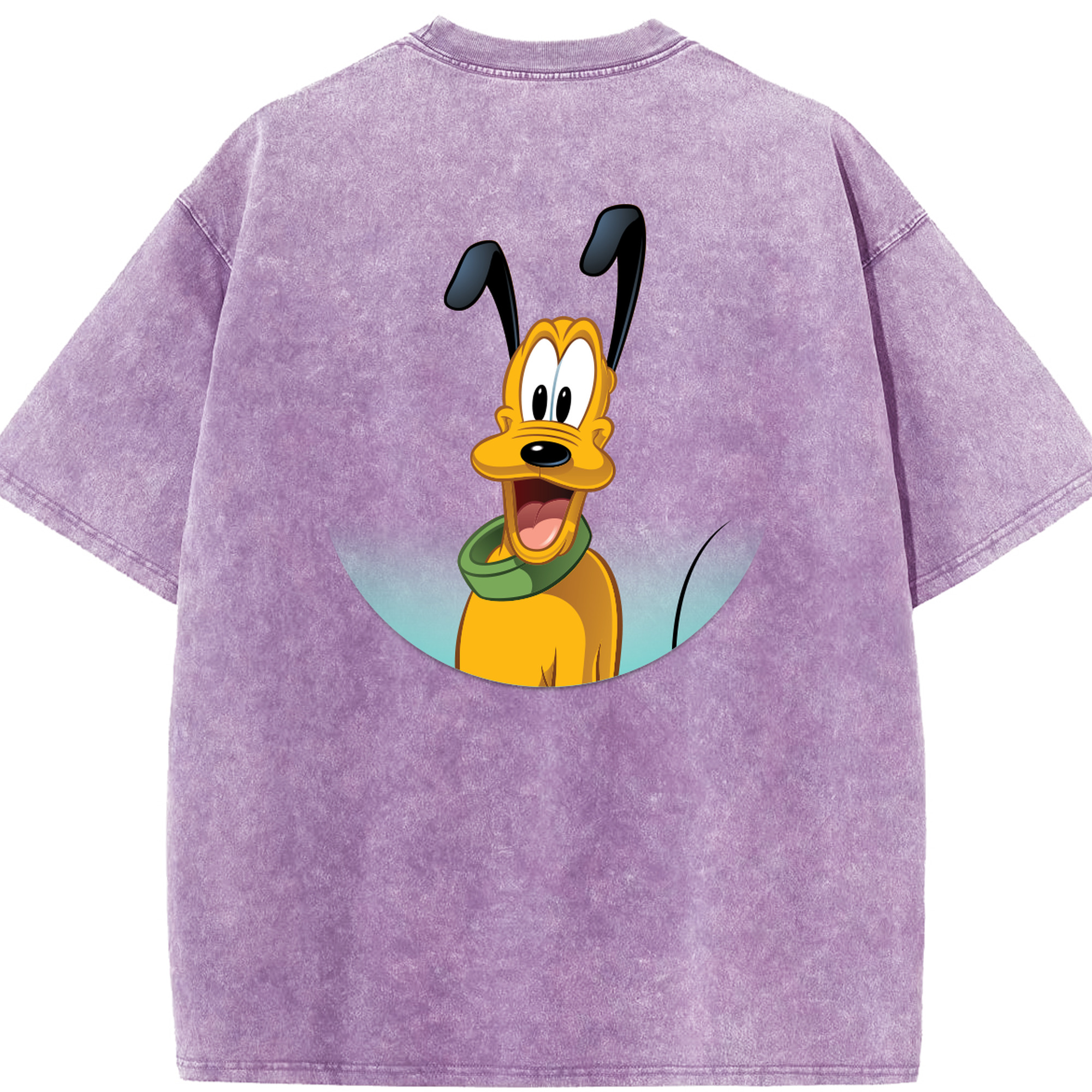 （画像用） ミッキーマウス Mickey Mouse 綿100% ヴィンテージ風 半袖Tシャツ（背面プリント）
