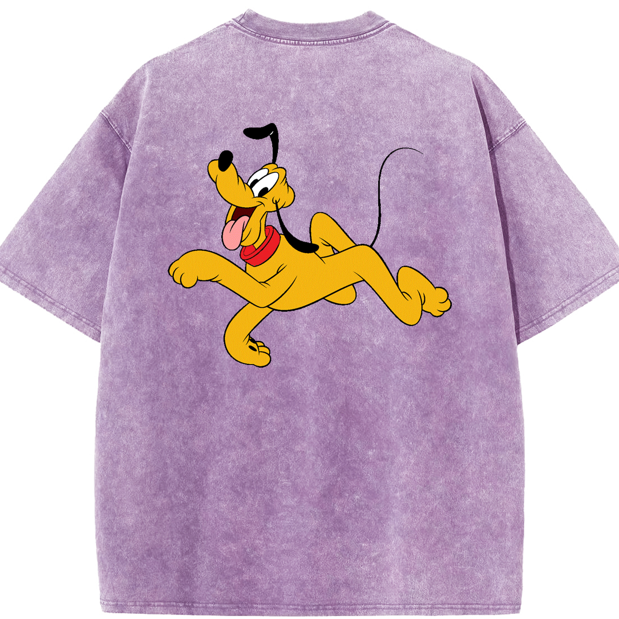 （画像用） ミッキーマウス Mickey Mouse 綿100% ヴィンテージ風 半袖Tシャツ（背面プリント）