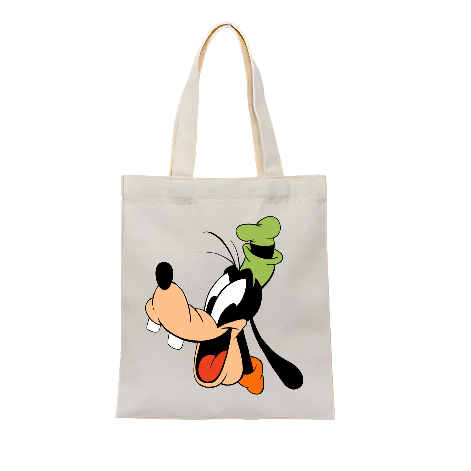 （画像用） ミッキーマウス Mickey Mouse 縦型キャンバス生地手提げバッグ　トートバッグ