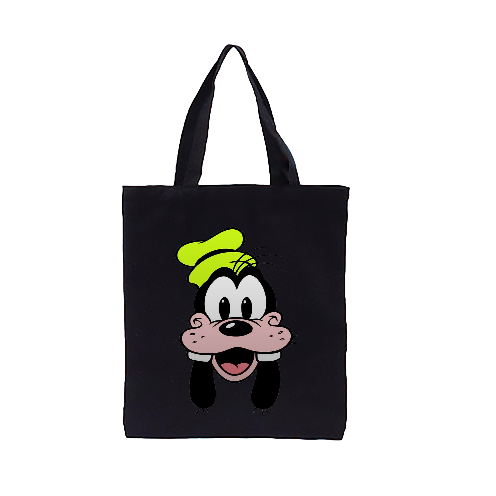 （画像用） ミッキーマウス Mickey Mouse 縦型キャンバス生地手提げバッグ　トートバッグ