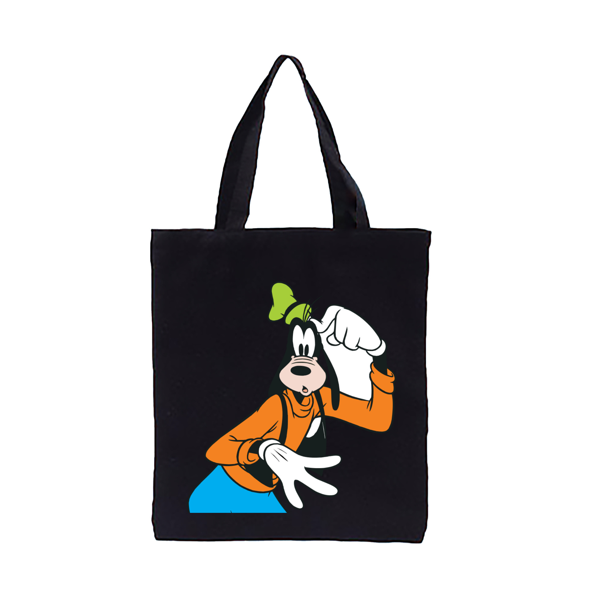 （画像用） ミッキーマウス Mickey Mouse 縦型キャンバス生地手提げバッグ　トートバッグ