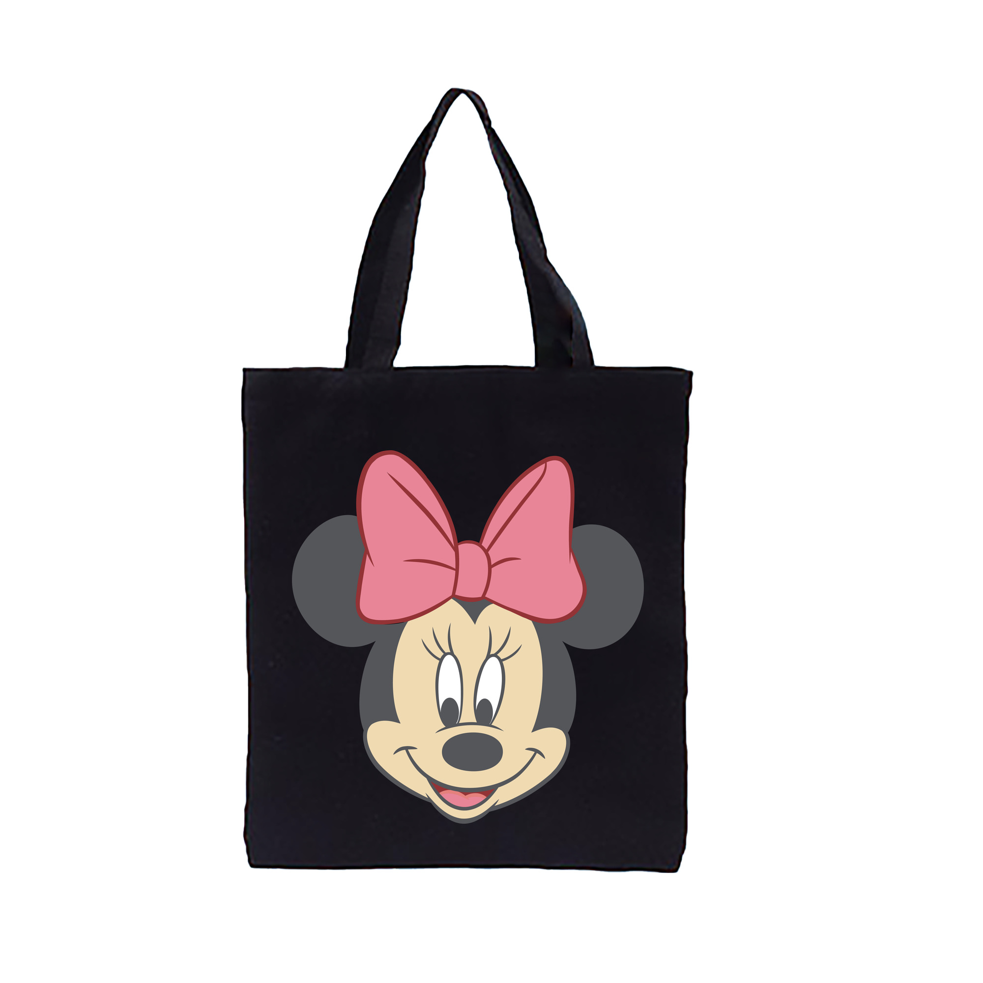 （画像用） ミッキーマウス Mickey Mouse 縦型キャンバス生地手提げバッグ　トートバッグ