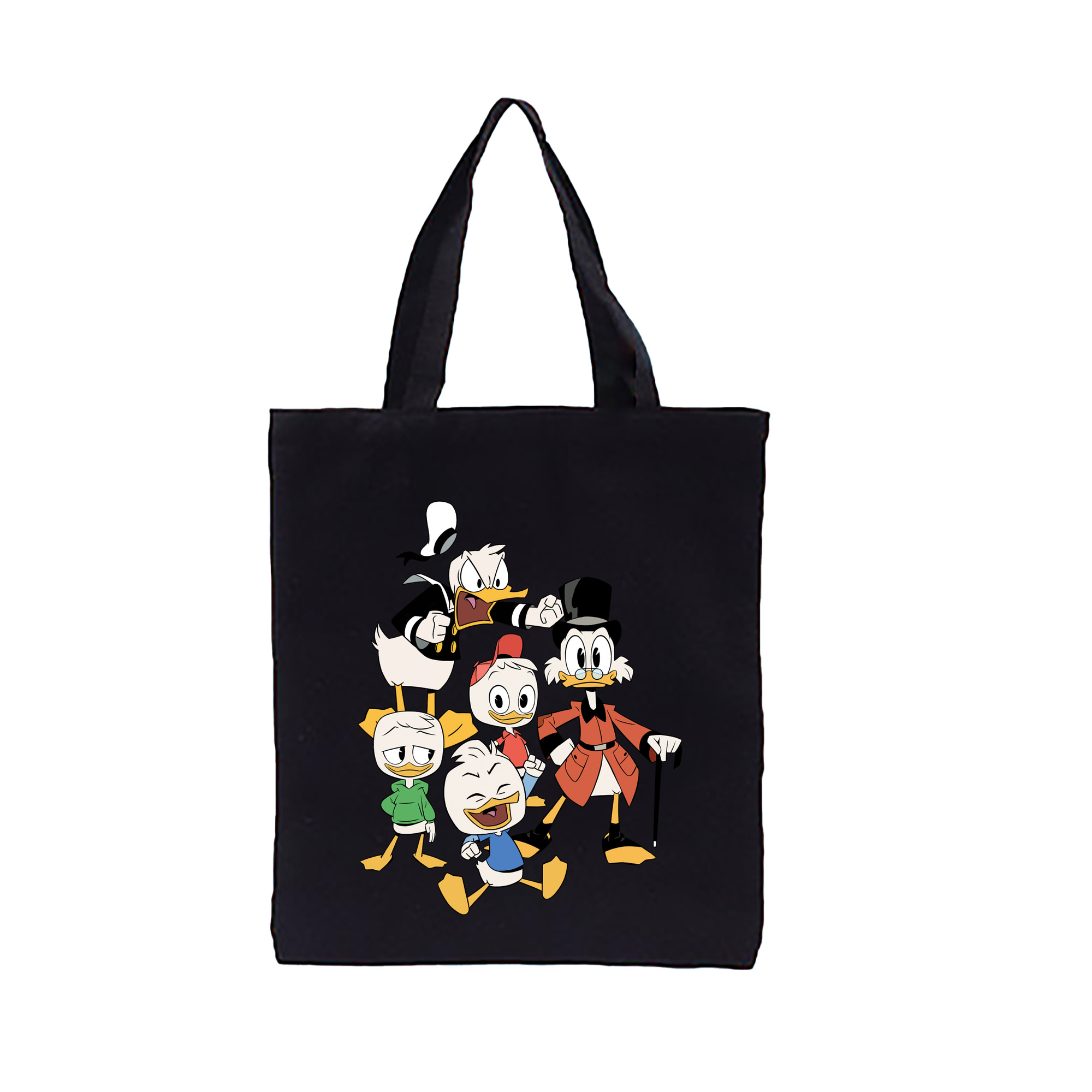 （画像用） ミッキーマウス Mickey Mouse 縦型キャンバス生地手提げバッグ　トートバッグ