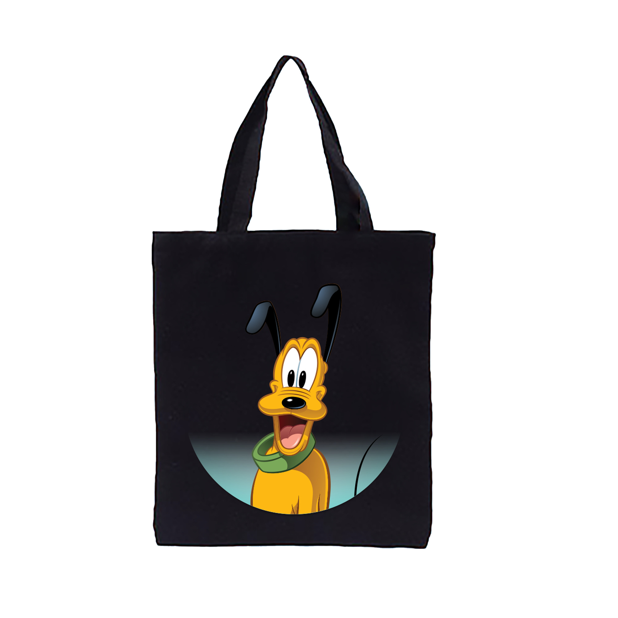 ミッキーマウス Mickey Mouse 縦型キャンバス生地手提げバッグ　トートバッグ