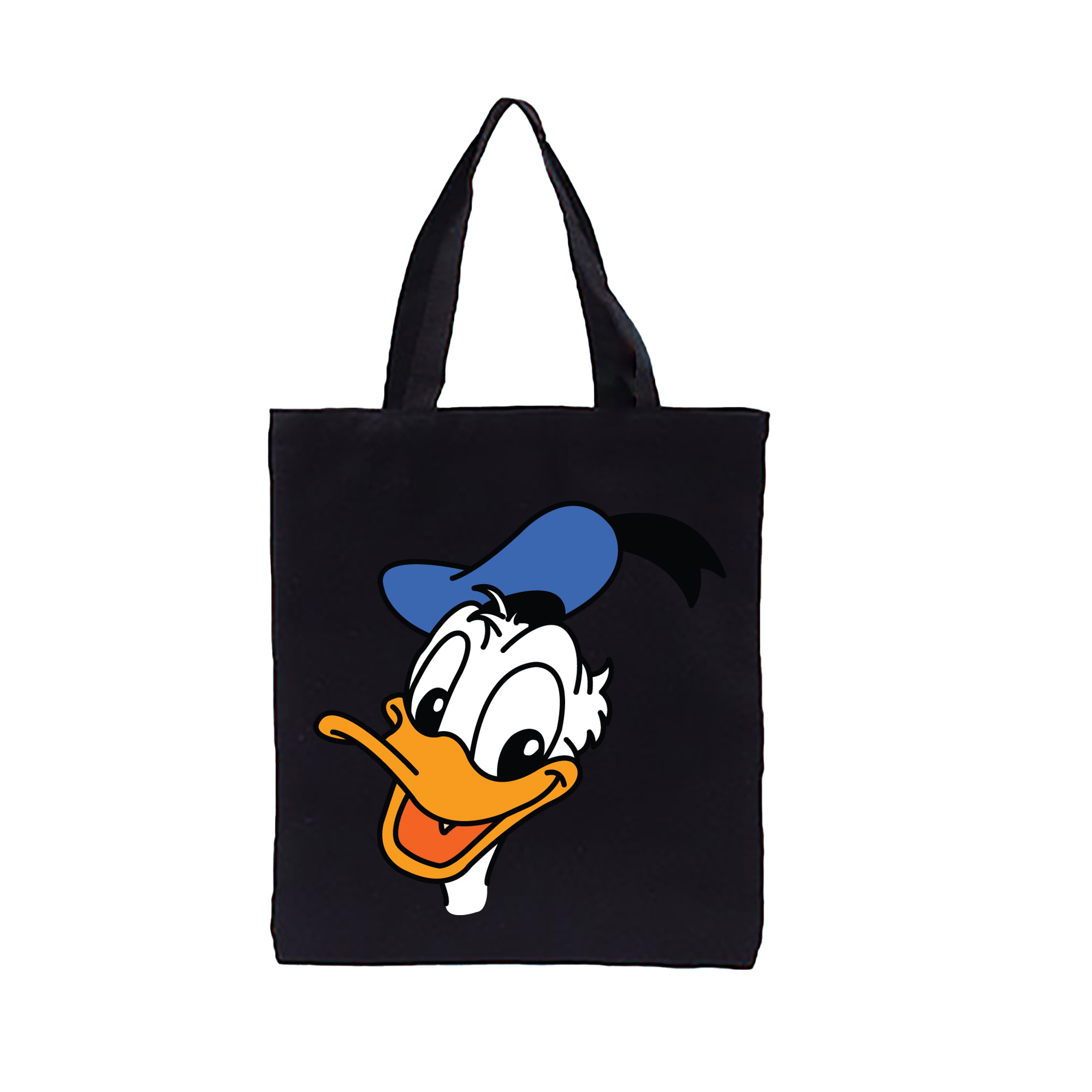ミッキーマウス Mickey Mouse 縦型キャンバス生地手提げバッグ　トートバッグ