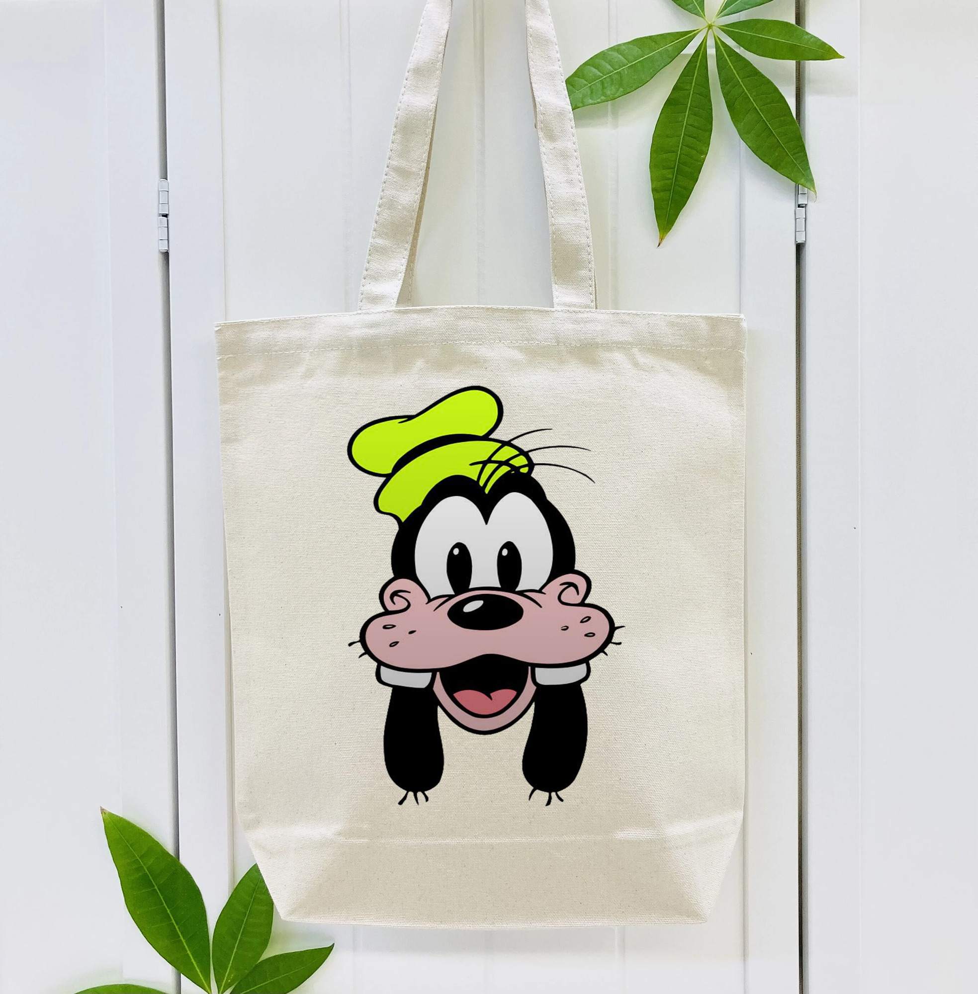 ミッキーマウス Mickey Mouse 縦型キャンバス生地手提げバッグ　トートバッグ