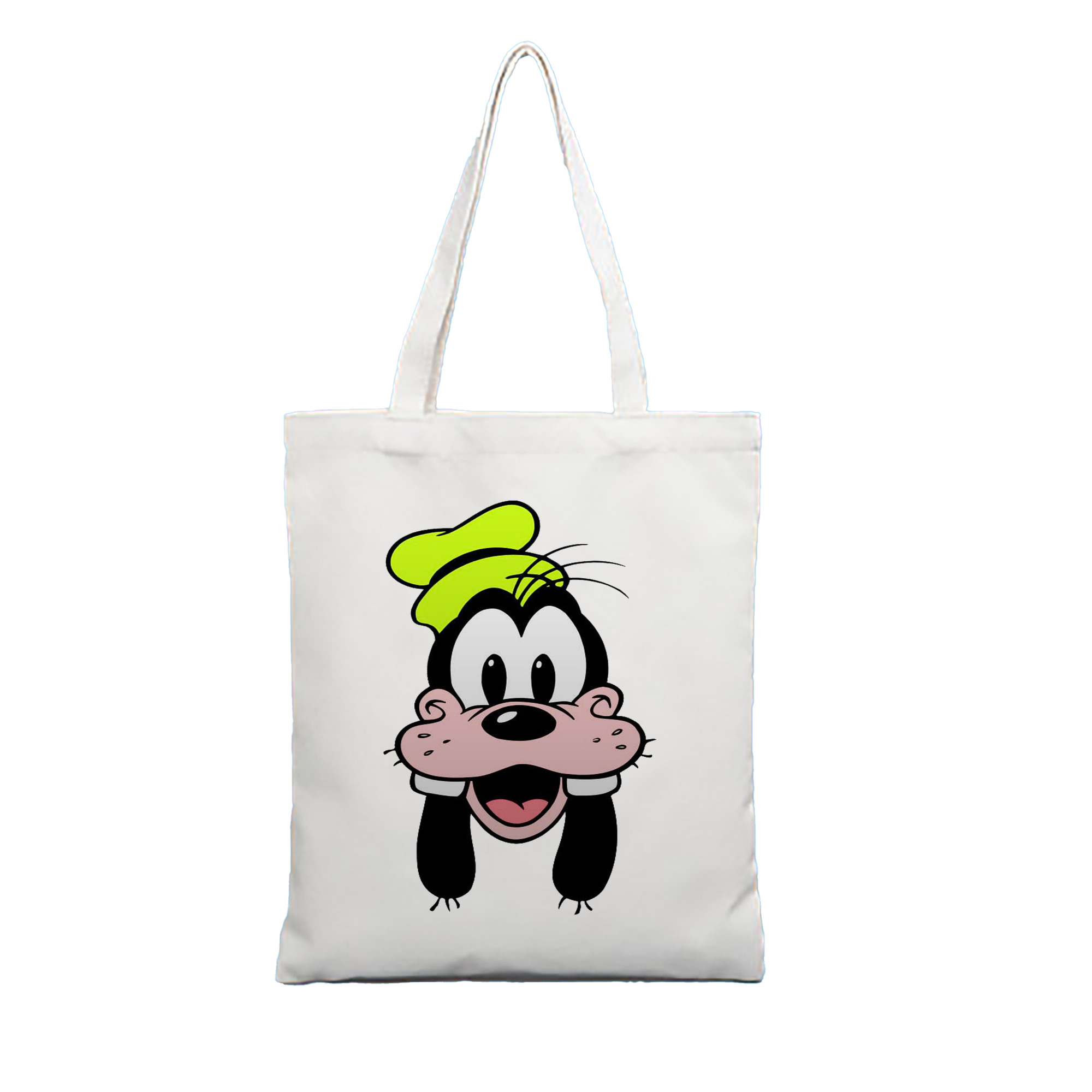 （画像用） ミッキーマウス Mickey Mouse 縦型キャンバス生地手提げバッグ　トートバッグ
