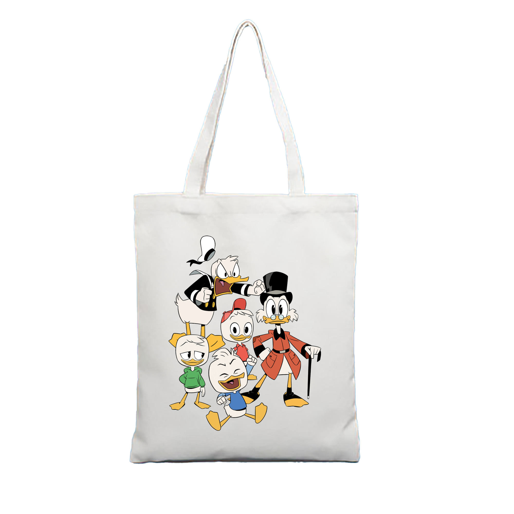 （画像用） ミッキーマウス Mickey Mouse 縦型キャンバス生地手提げバッグ　トートバッグ