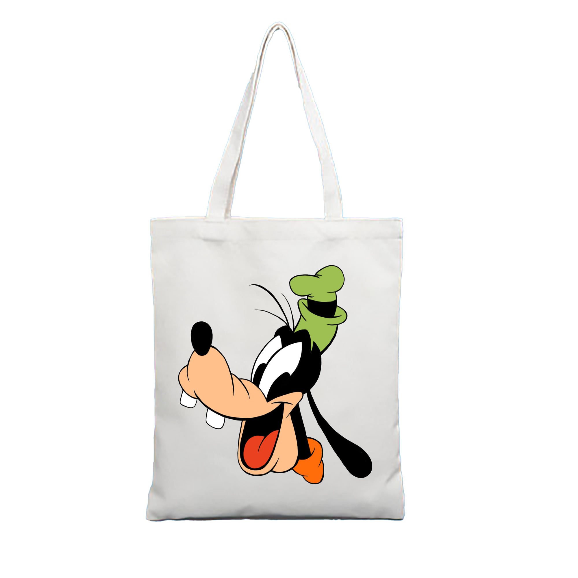 （画像用） ミッキーマウス Mickey Mouse 縦型キャンバス生地手提げバッグ　トートバッグ