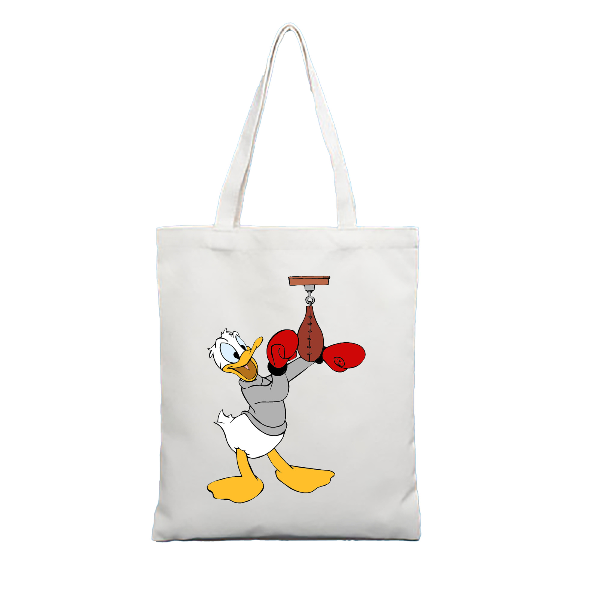 （画像用） ミッキーマウス Mickey Mouse 縦型キャンバス生地手提げバッグ　トートバッグ