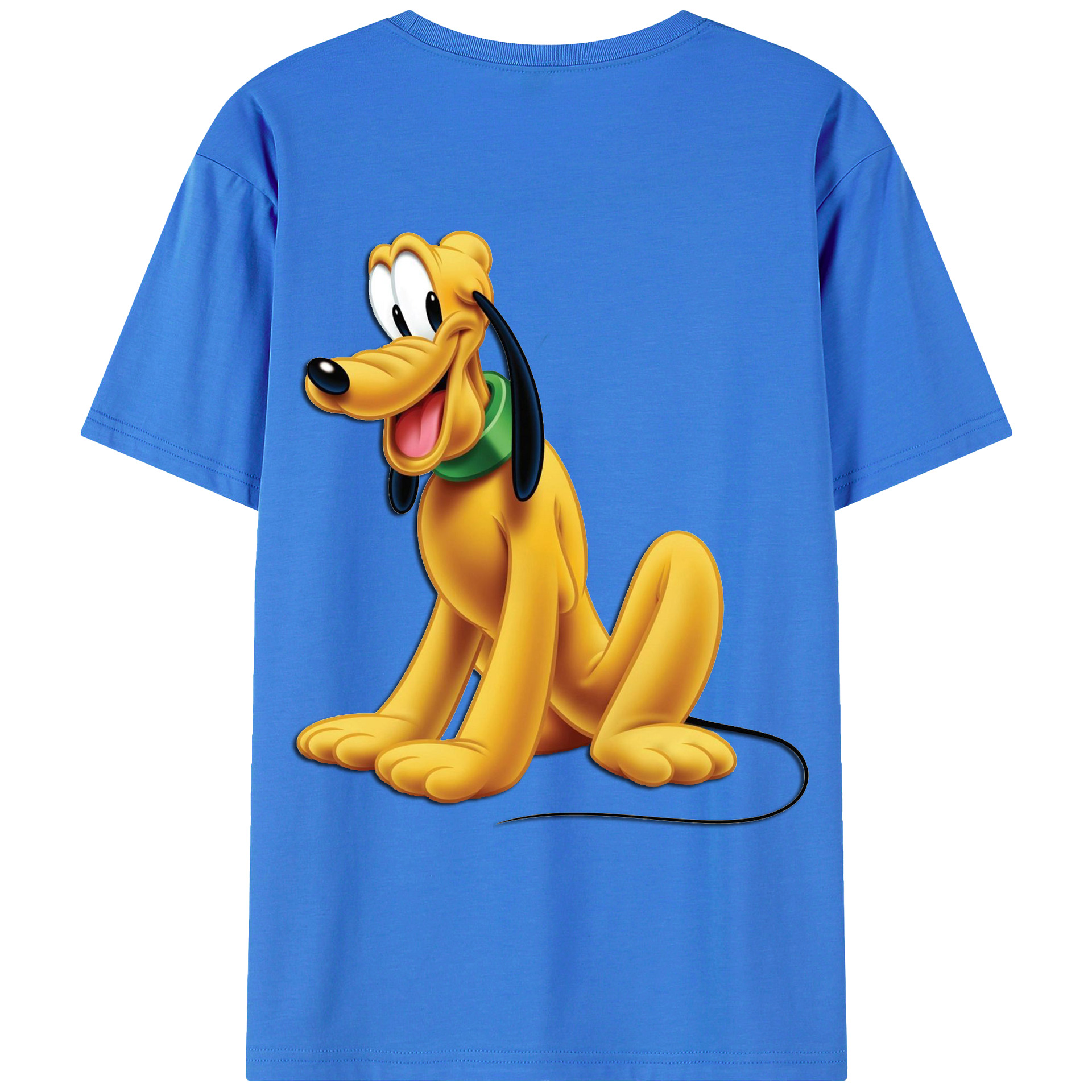 ミッキーマウス Mickey Mouse 綿100％ メンズ半袖Tシャツ（バックプリント） 通気性