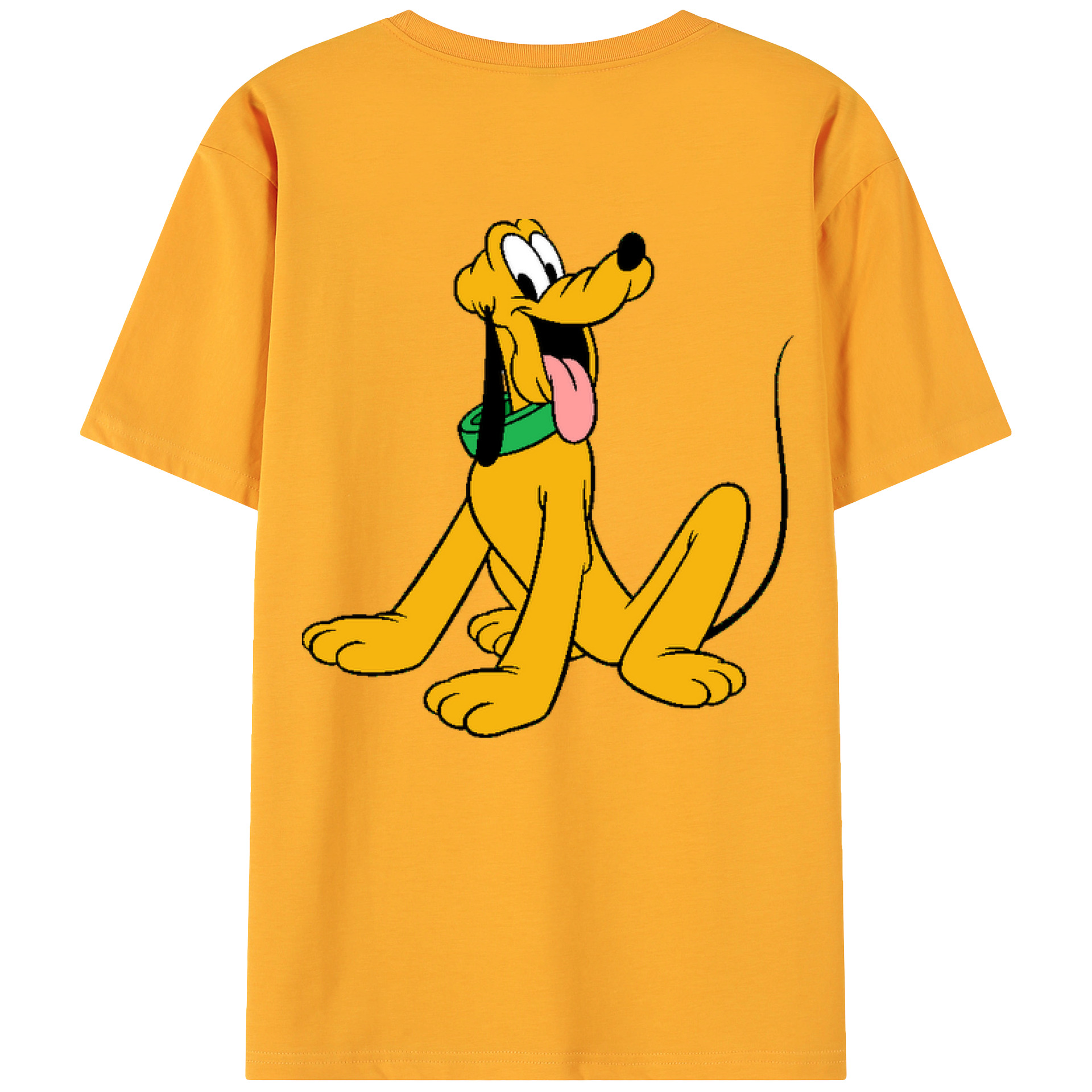 ミッキーマウス Mickey Mouse 綿100％ メンズ半袖Tシャツ（バックプリント） 通気性