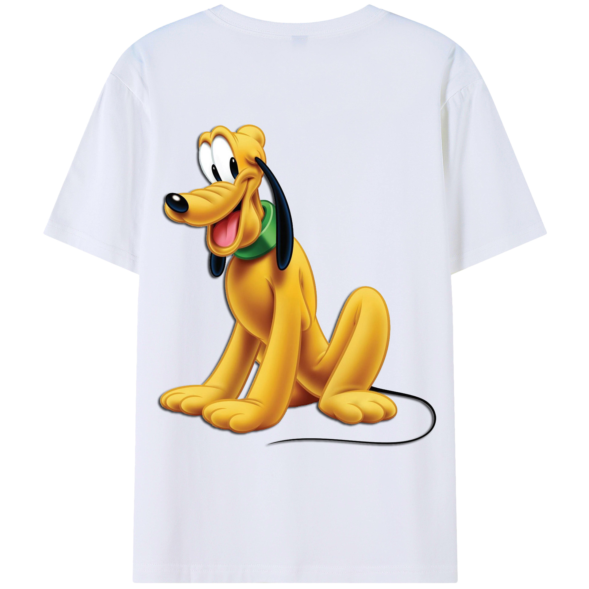 ミッキーマウス Mickey Mouse 綿100％ メンズ半袖Tシャツ（バックプリント） 通気性